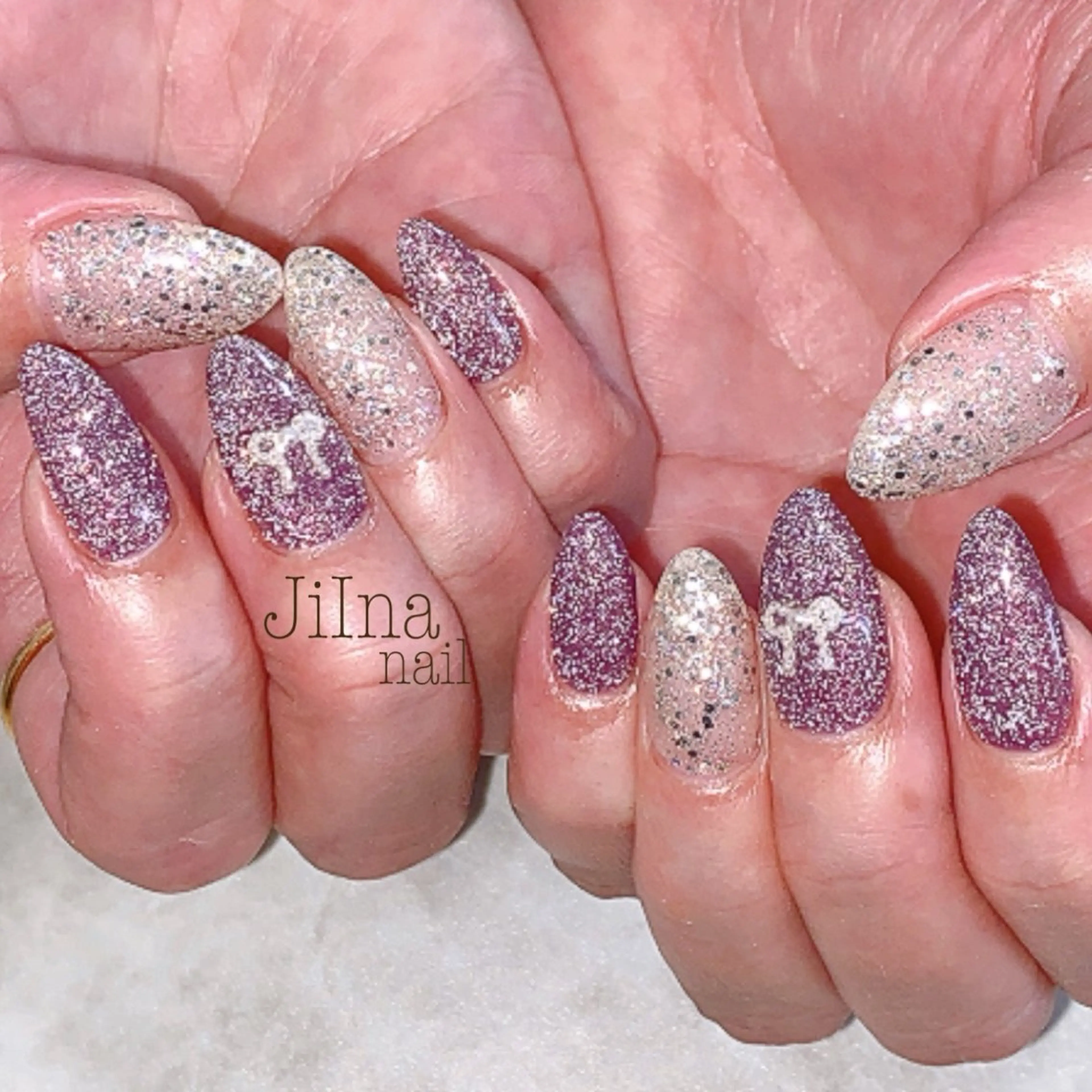 ネイル 持ち込み JiIna nailのネイルデザイン