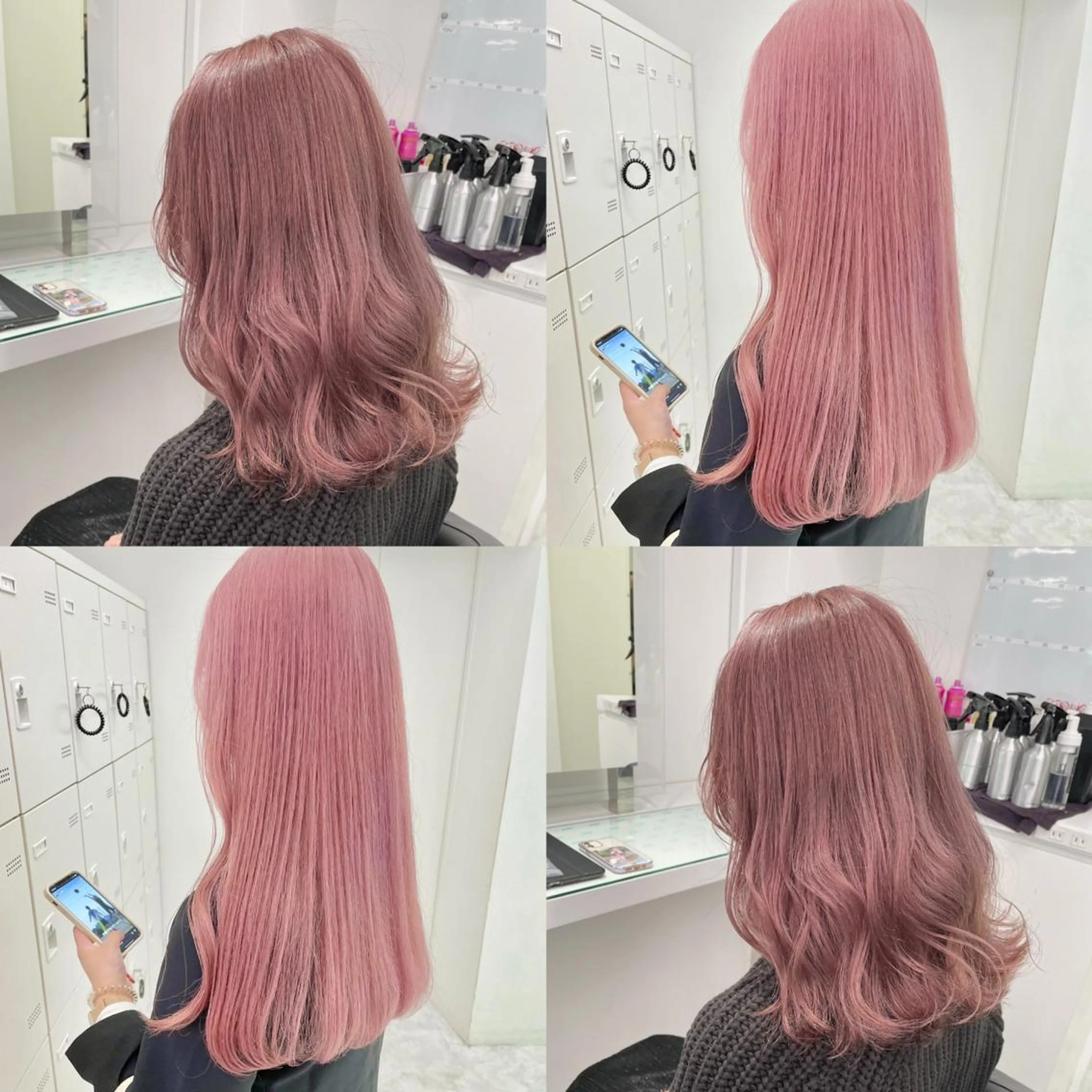 カラー ウルフカットマスター みつきのヘアスタイル