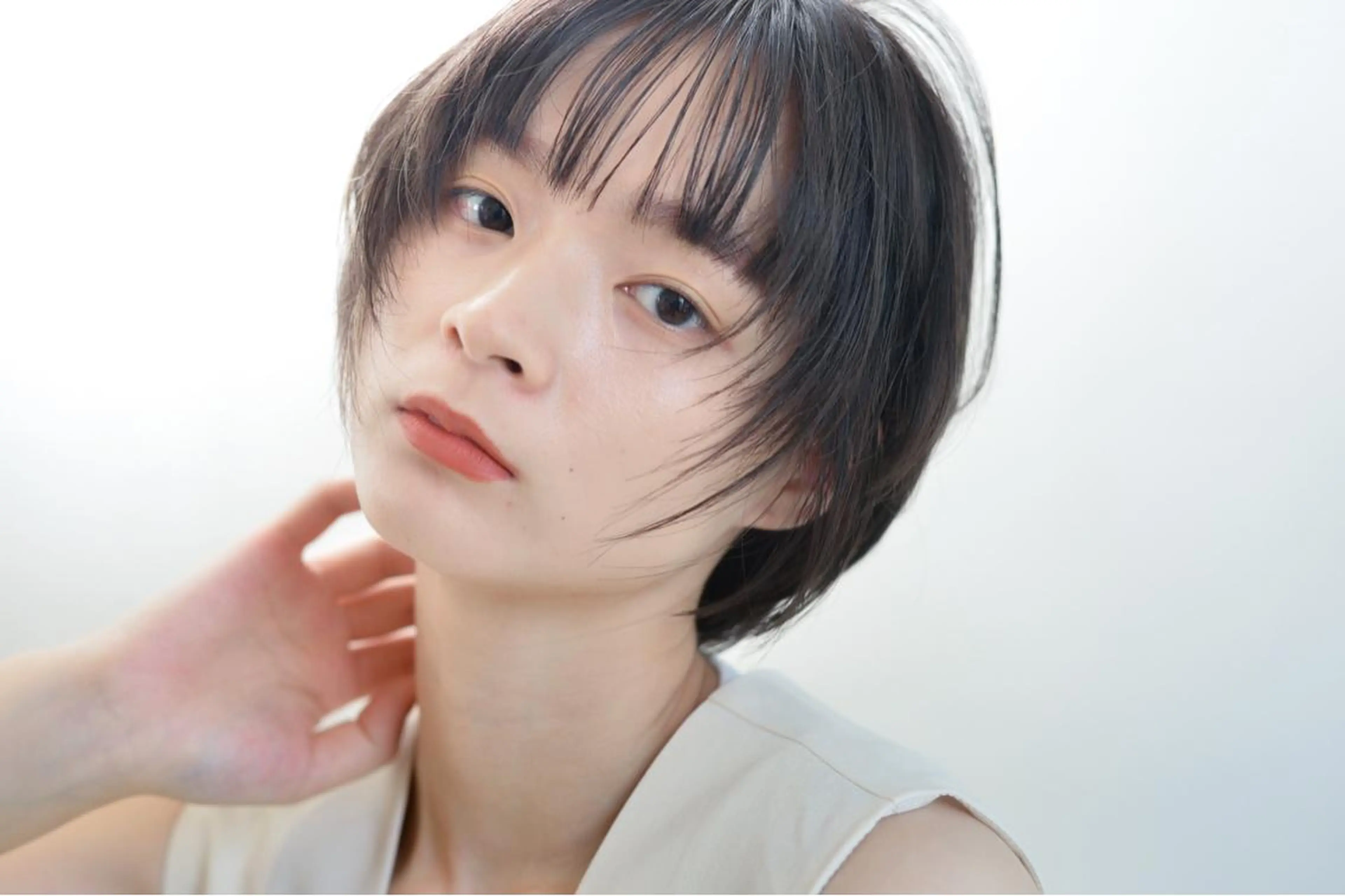 ショート 顔周りカット 似合わせカット マスイ カイセイのヘアスタイル