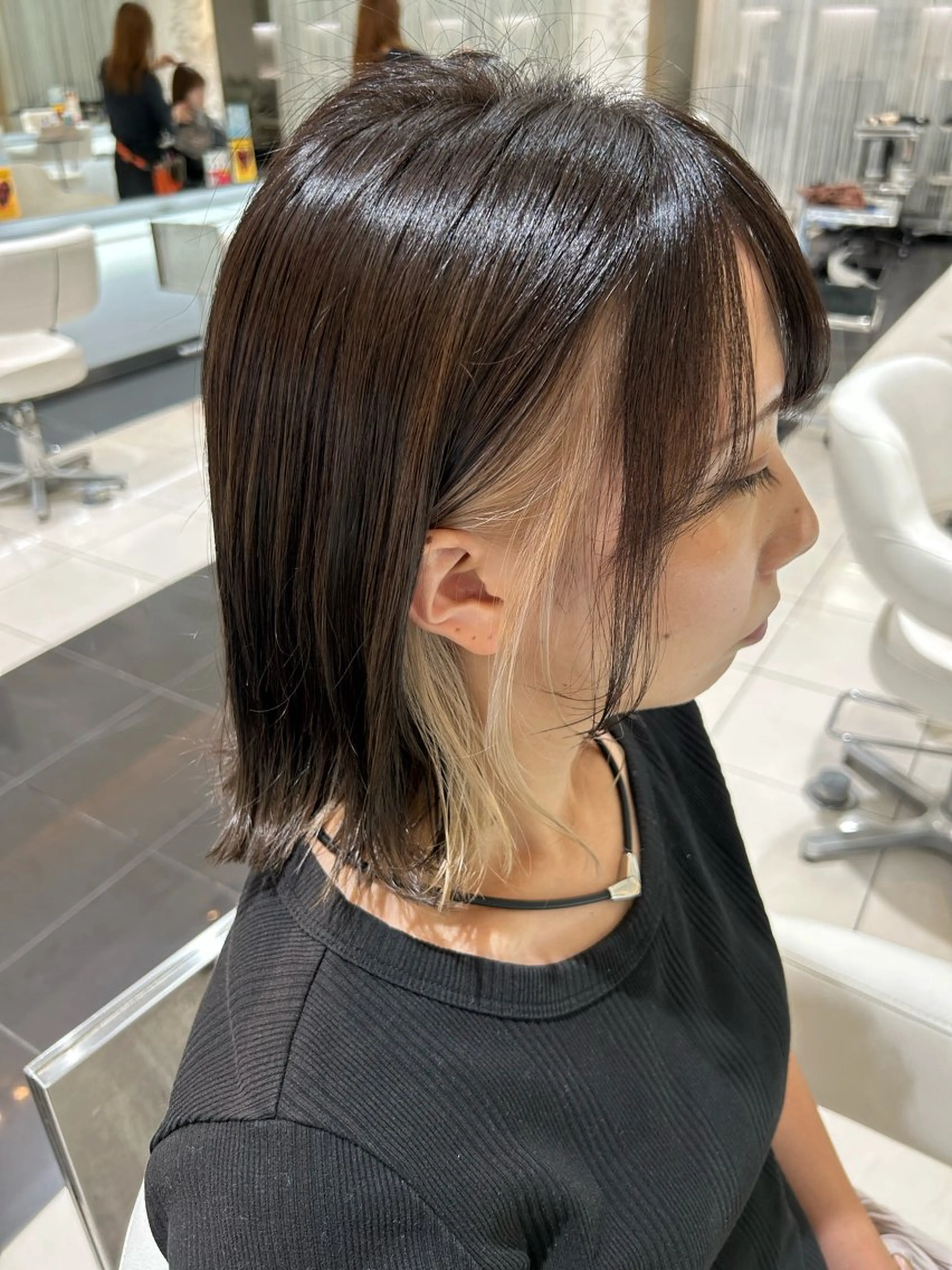 ショート カラー カット ヘアカラー トリートメント 特殊カラー/ブリーチ 道満ゆいなのヘアスタイル