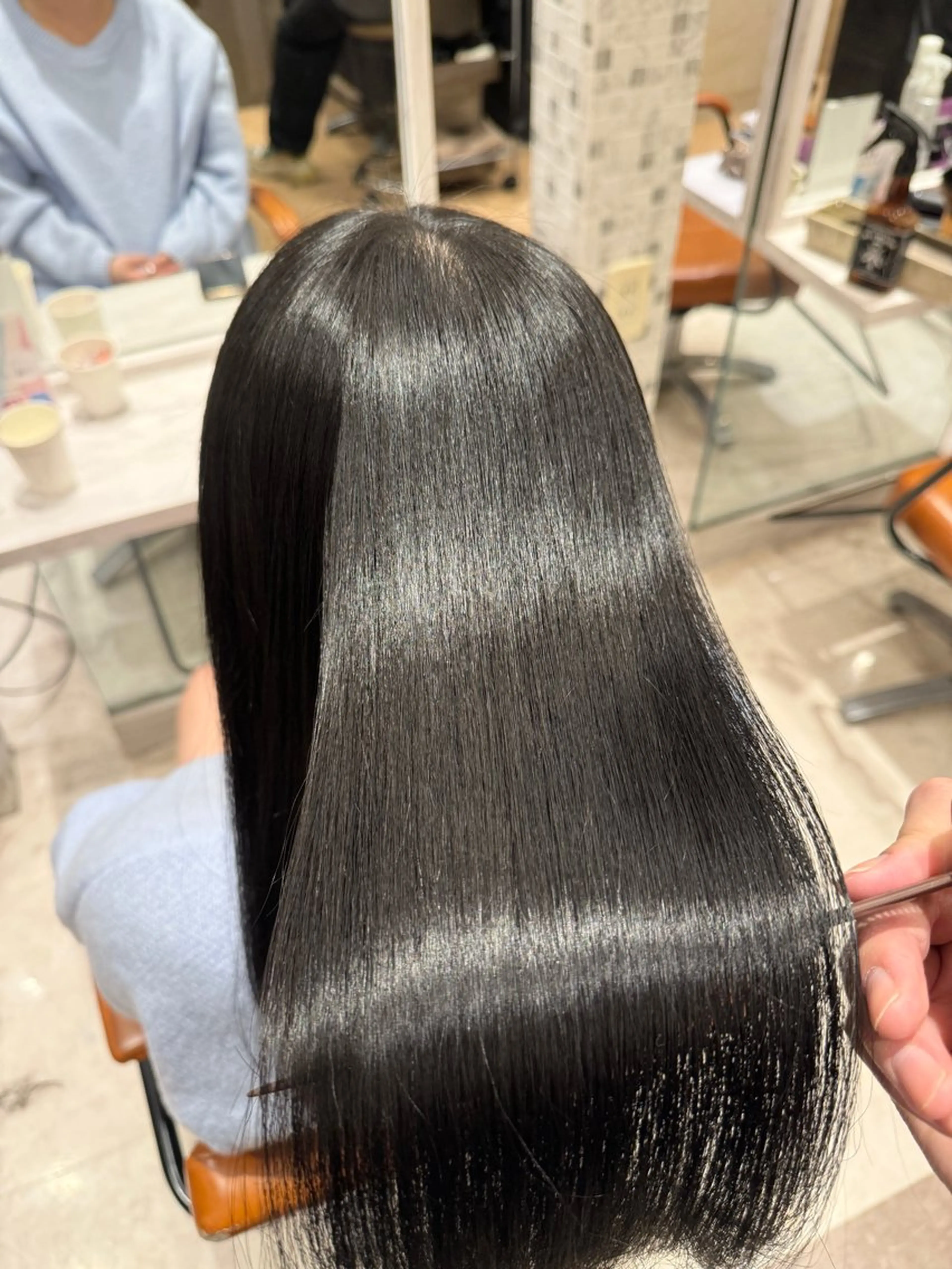 ミディアム カット ヘアカラー トリートメント 💫艶髪💫 ✂︎佐久間俊生✂︎のヘアスタイル