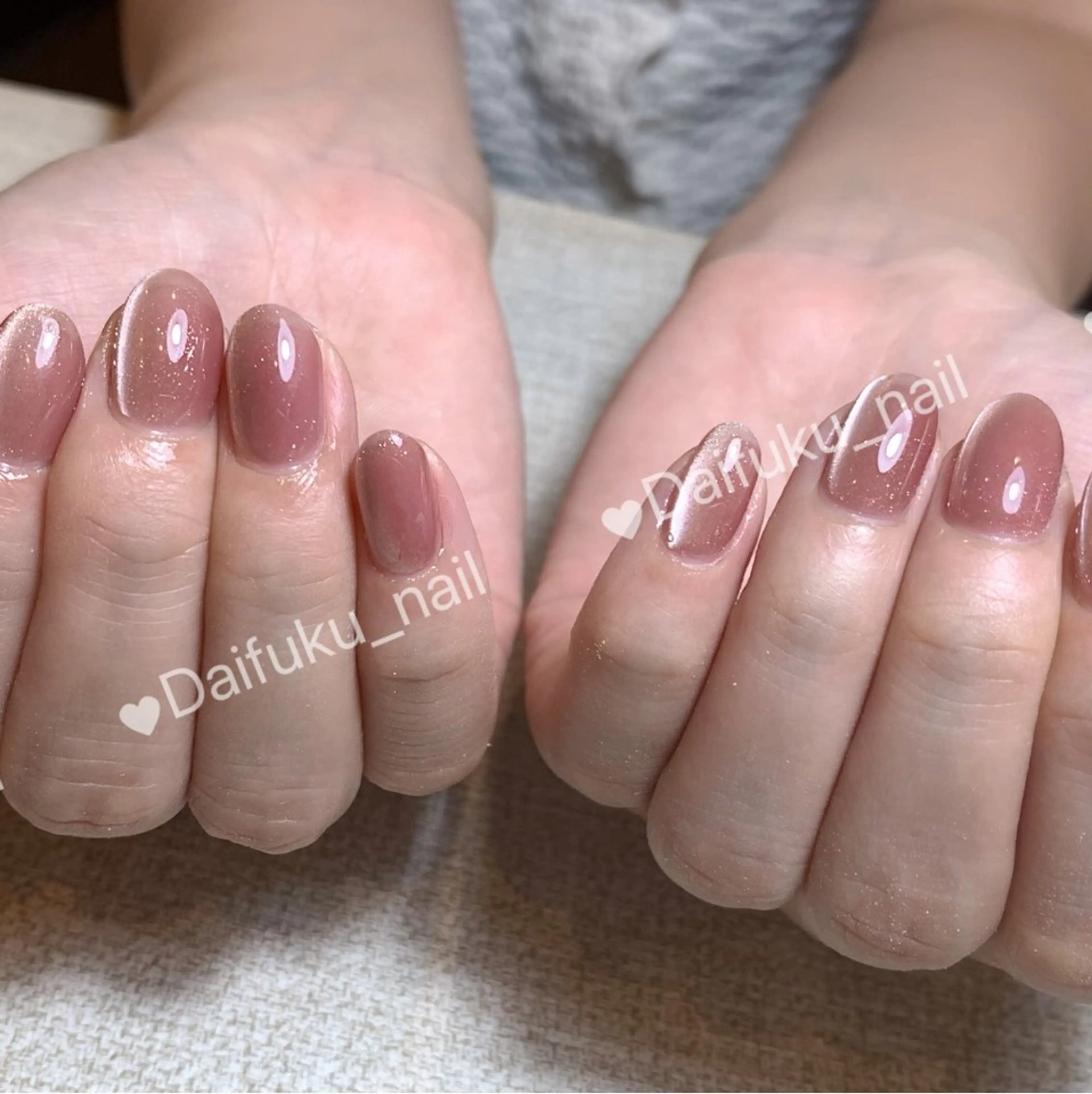 ミディアム ハンドネイル Daifuku nailsのネイルデザイン