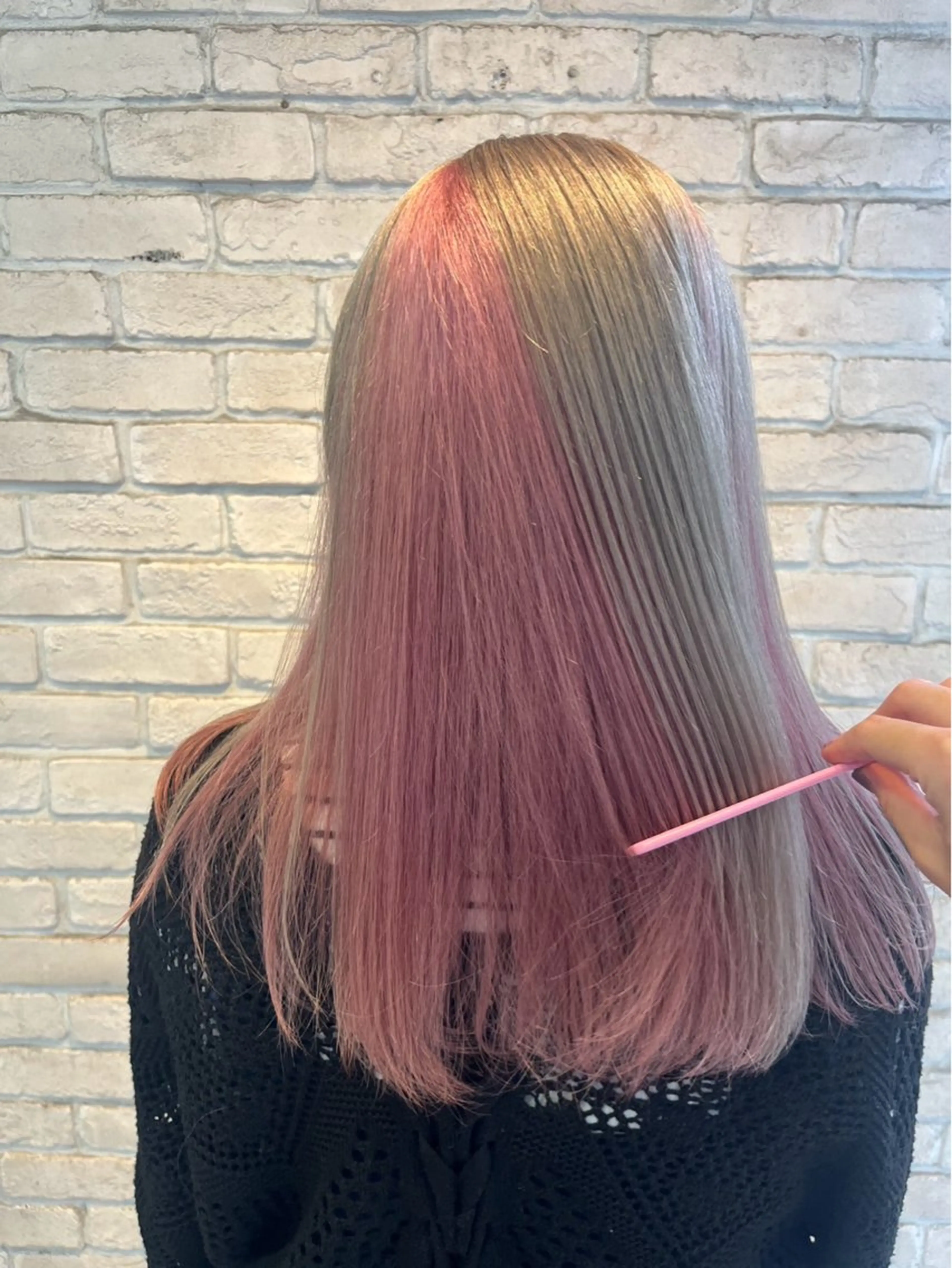 カラー 🎨ハイトーン レイヤーカットやまとのヘアスタイル