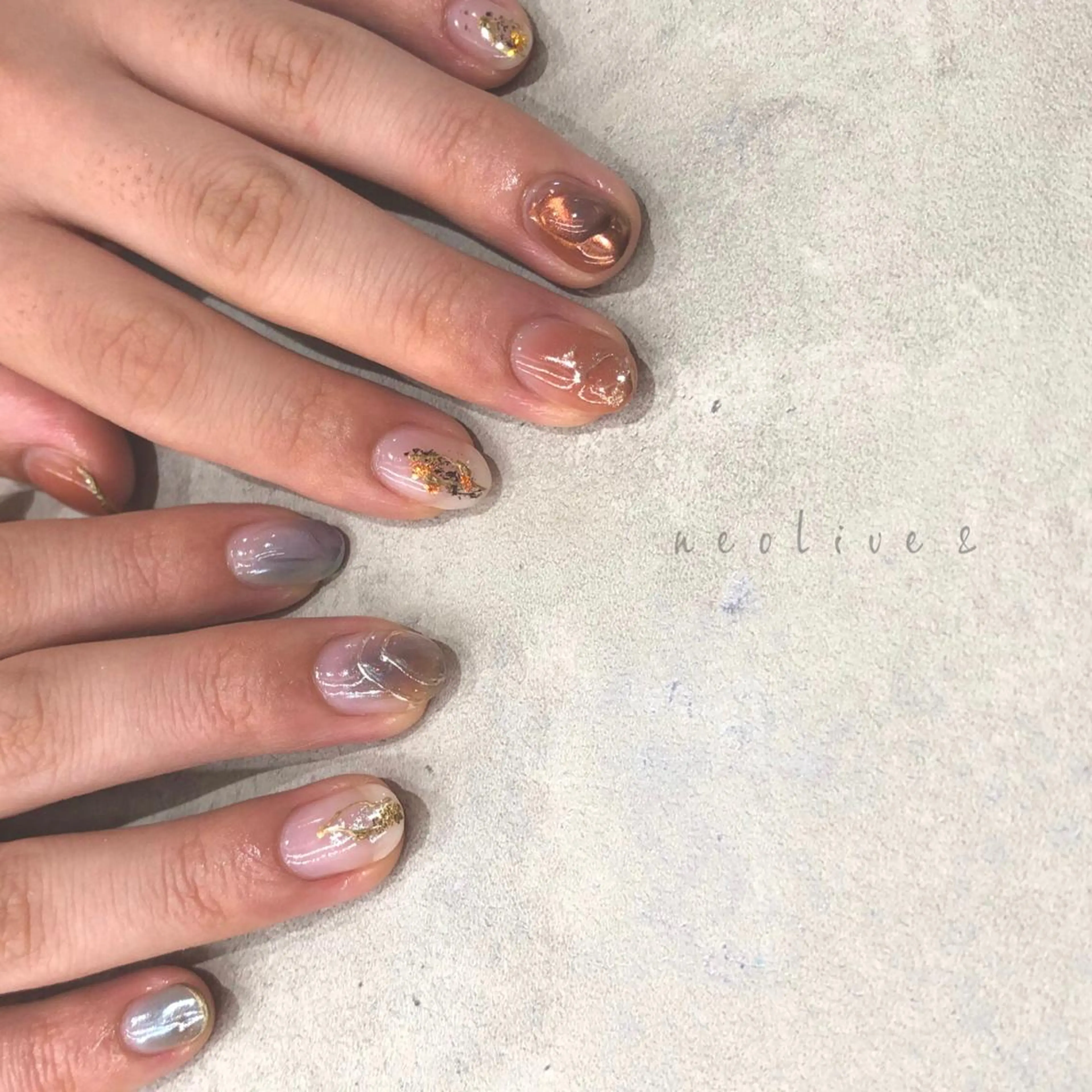 ネイル ハンドネイル Yuriko Omi パラジェル/渋谷のネイルデザイン