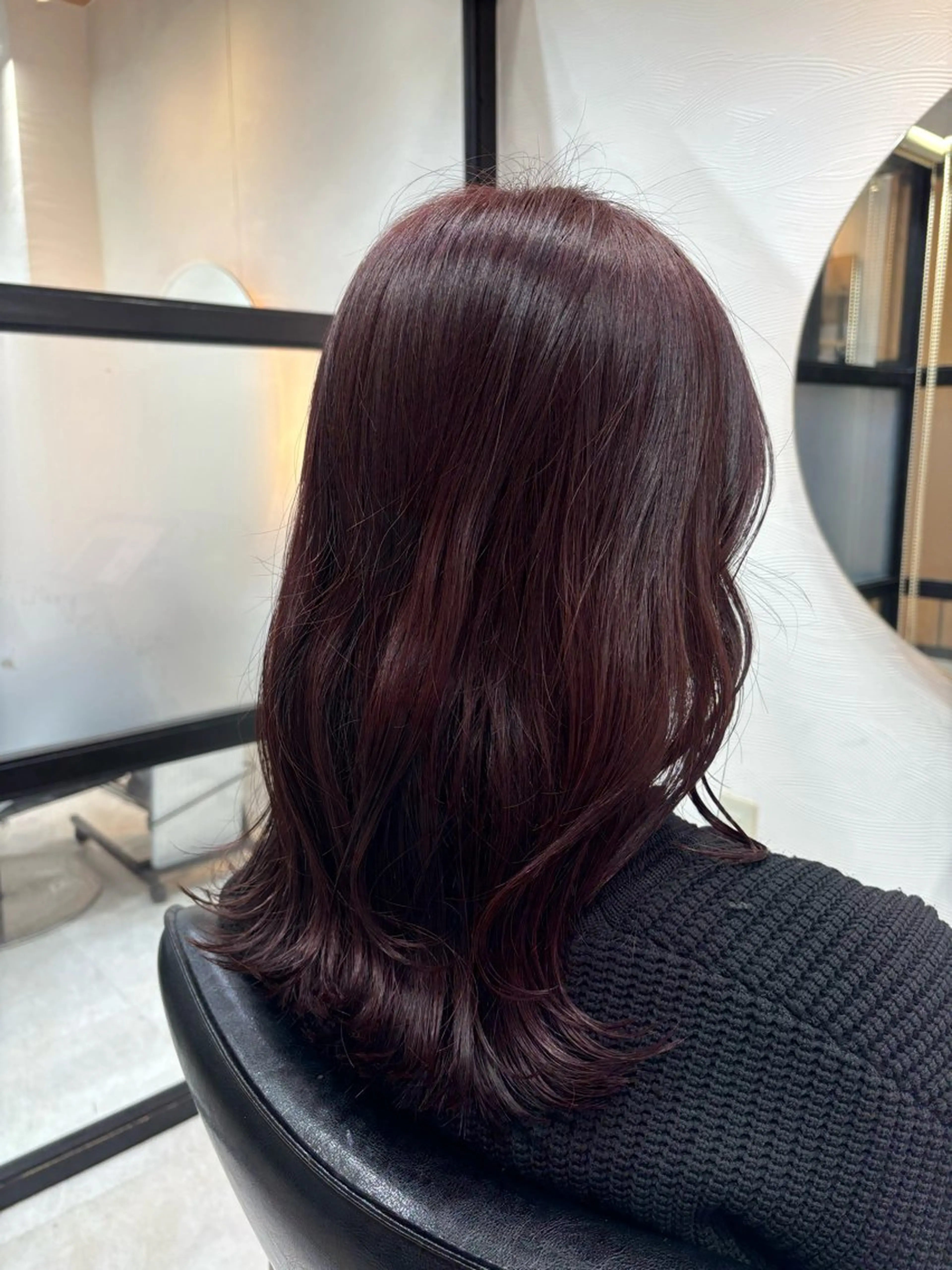 ミディアム カラー ラベンダーカラー ピンクカラー 🍒透明感カラー NO.1/ララ🍒のヘアスタイル