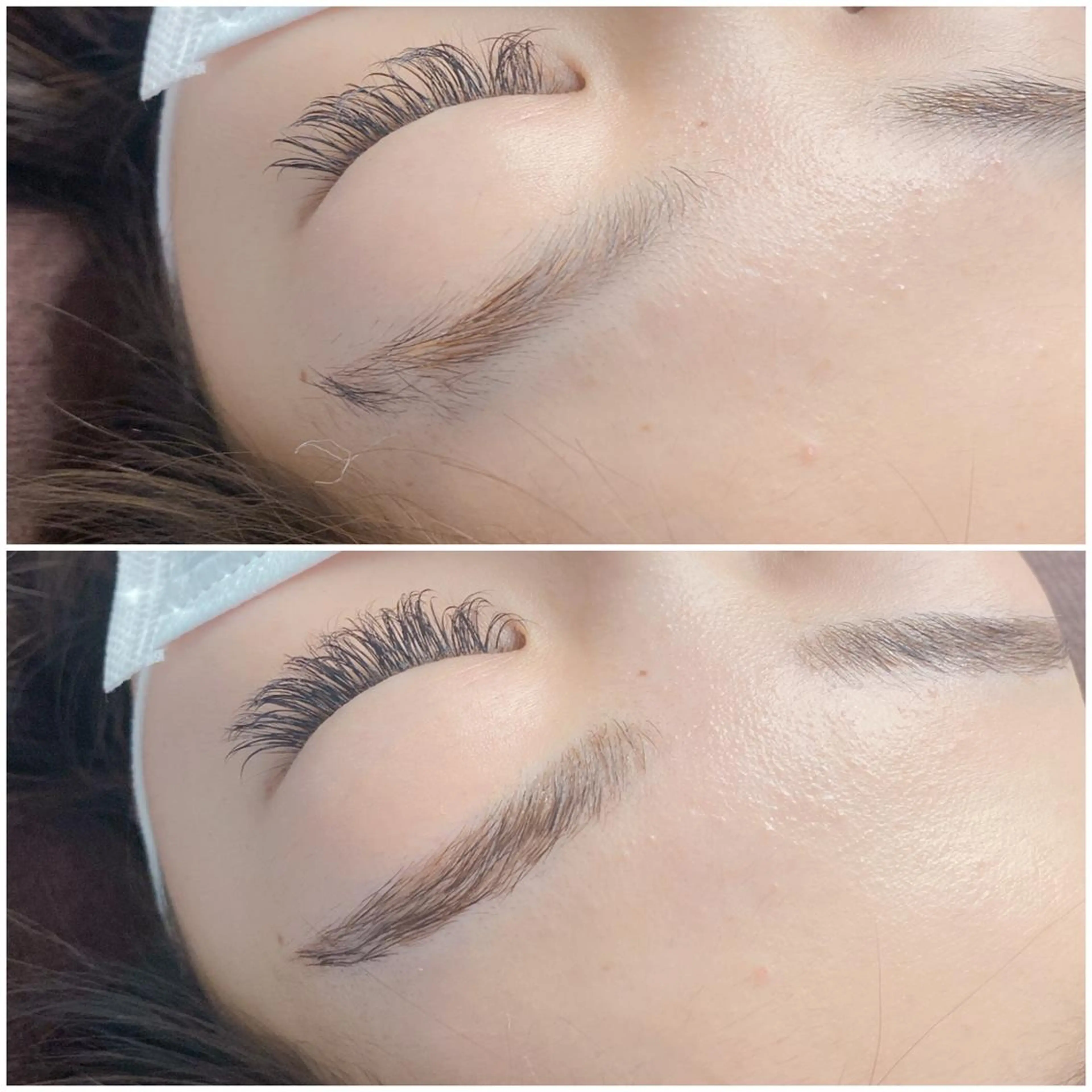 マツエク・マツパ アイブロウ ハリウッドブロウリフト Flor上大岡 ＊フルノ リナ＊のマツエク・マツパデザイン