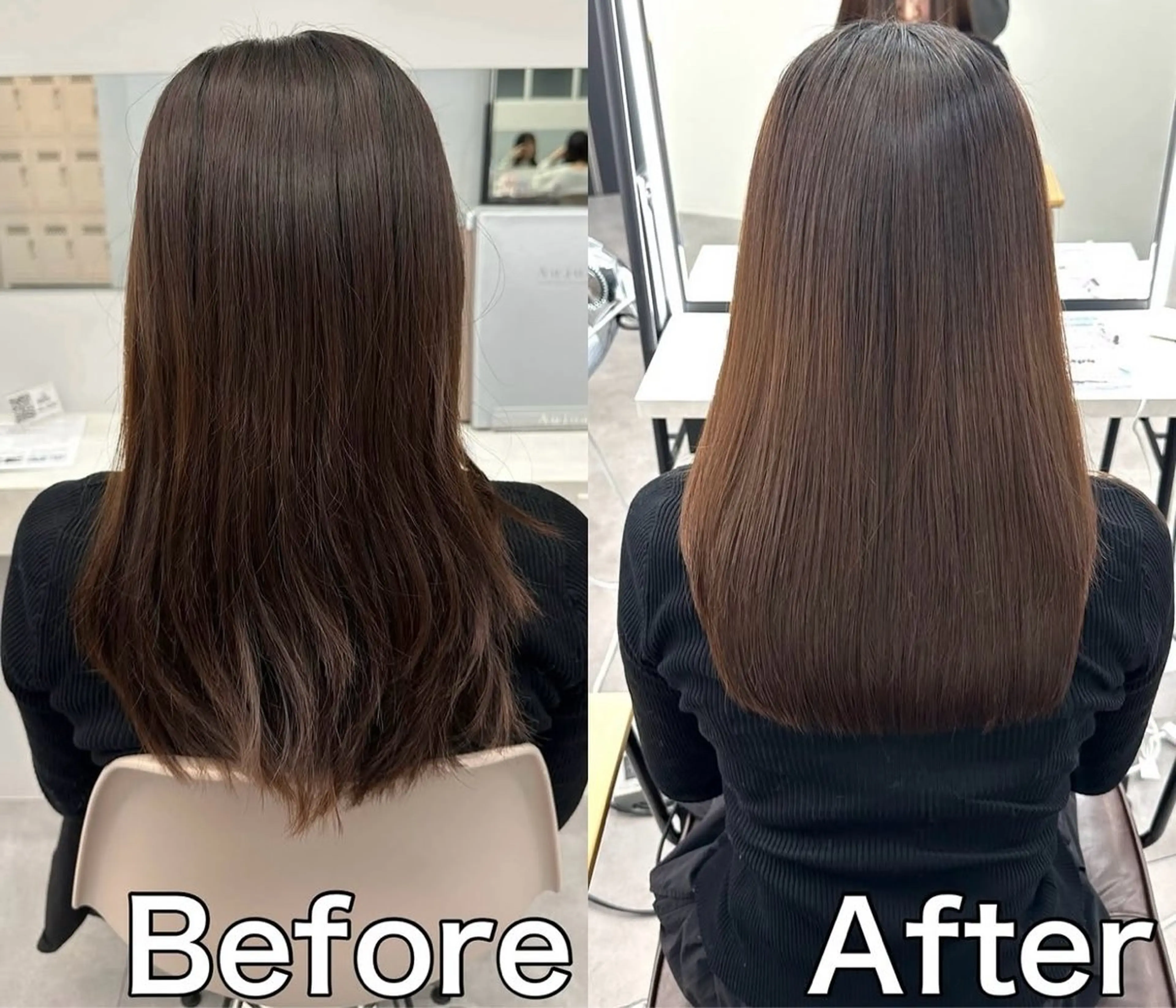 縮毛矯正の写真