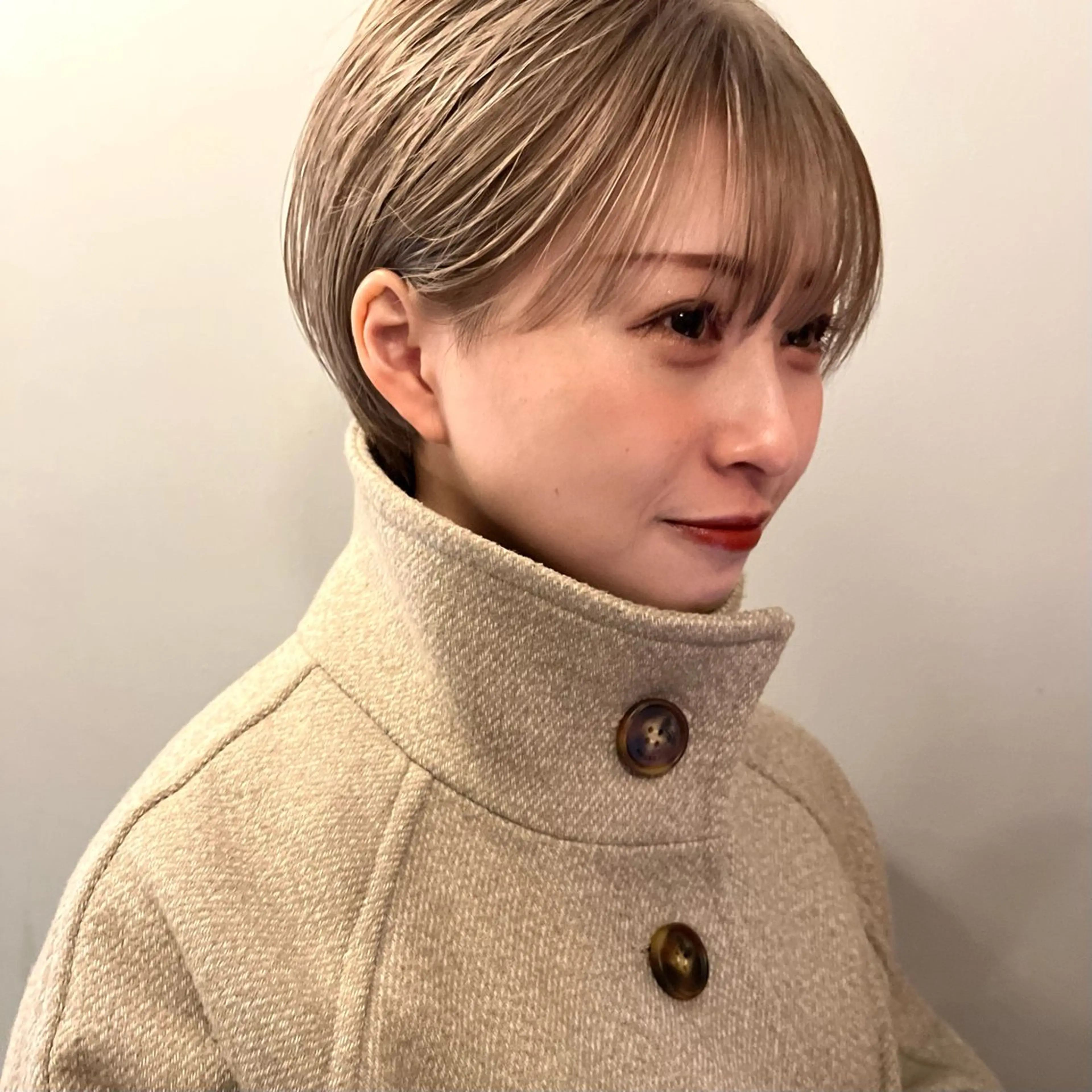 🌿透明感🌿【ブリーチorブリーチなしダブルカラー➕カット➕トリートメント】 ショート/ボブ/レイヤーの写真