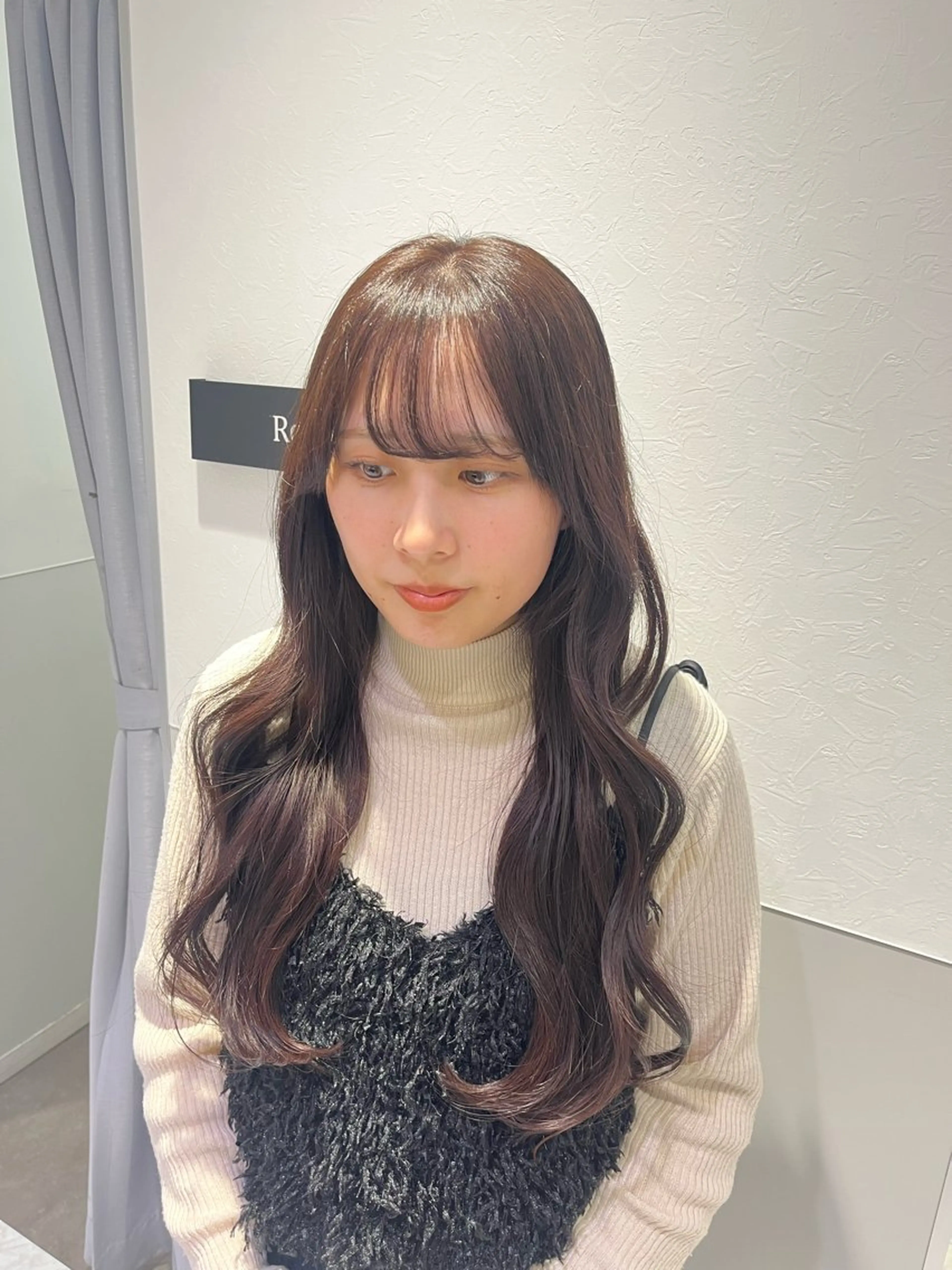 ロング カット ヘアカラー ayane 🩵のヘアスタイル