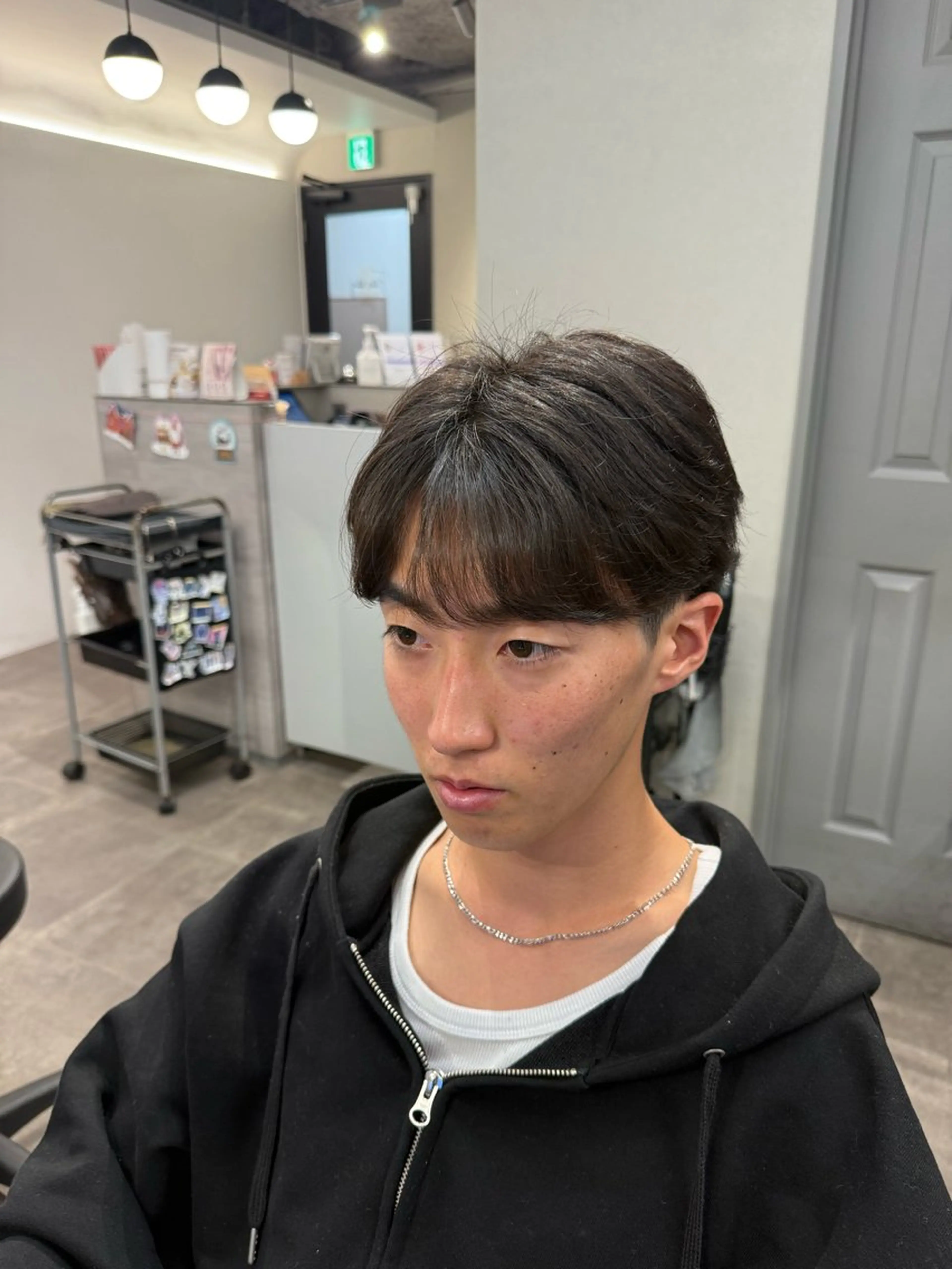 ショート パーマ メンズ カット パーマ fan.ray⚽️ 髙橋翔一のヘアスタイル