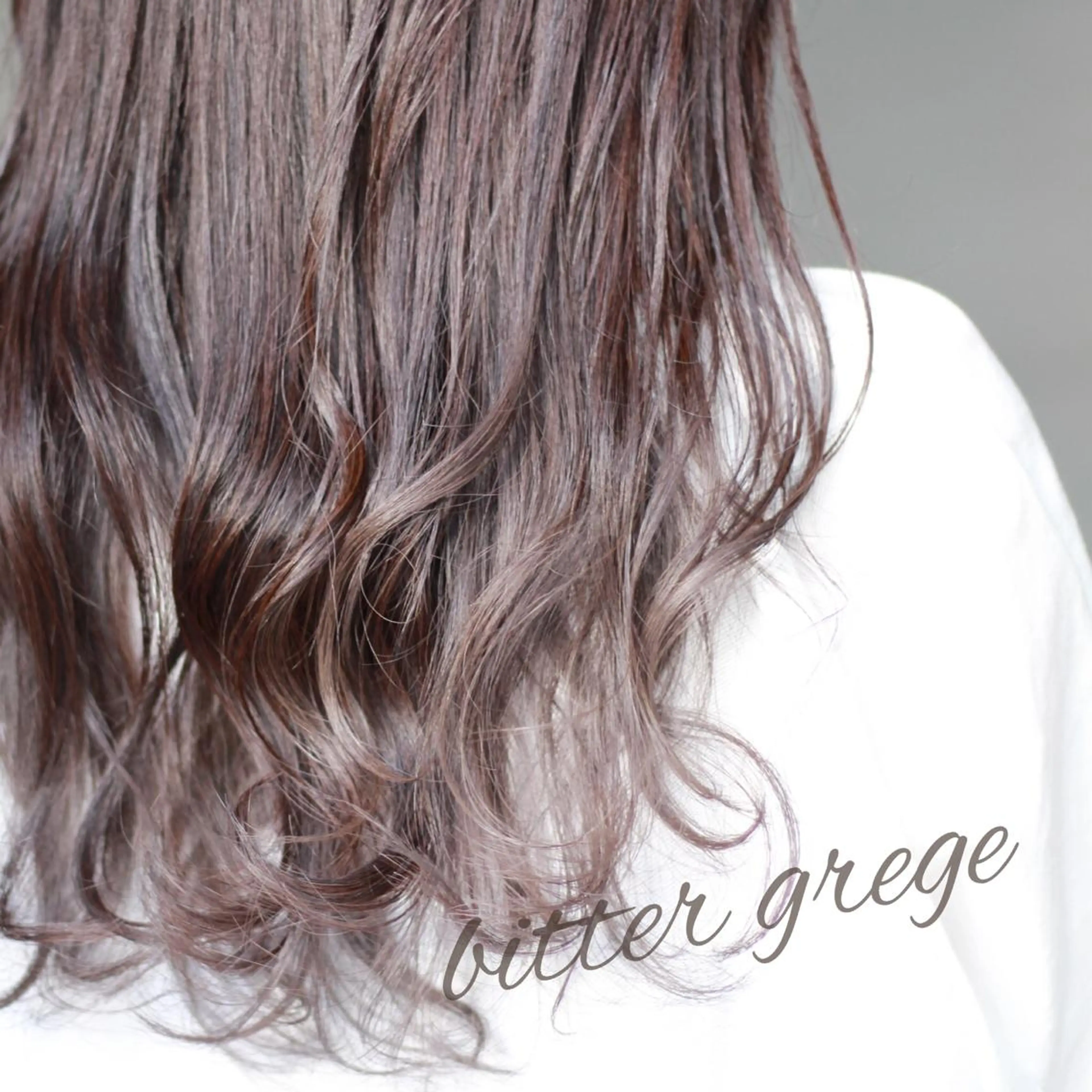 ロング カラー グレージュ 髪質改善タムラ アユコのヘアスタイル