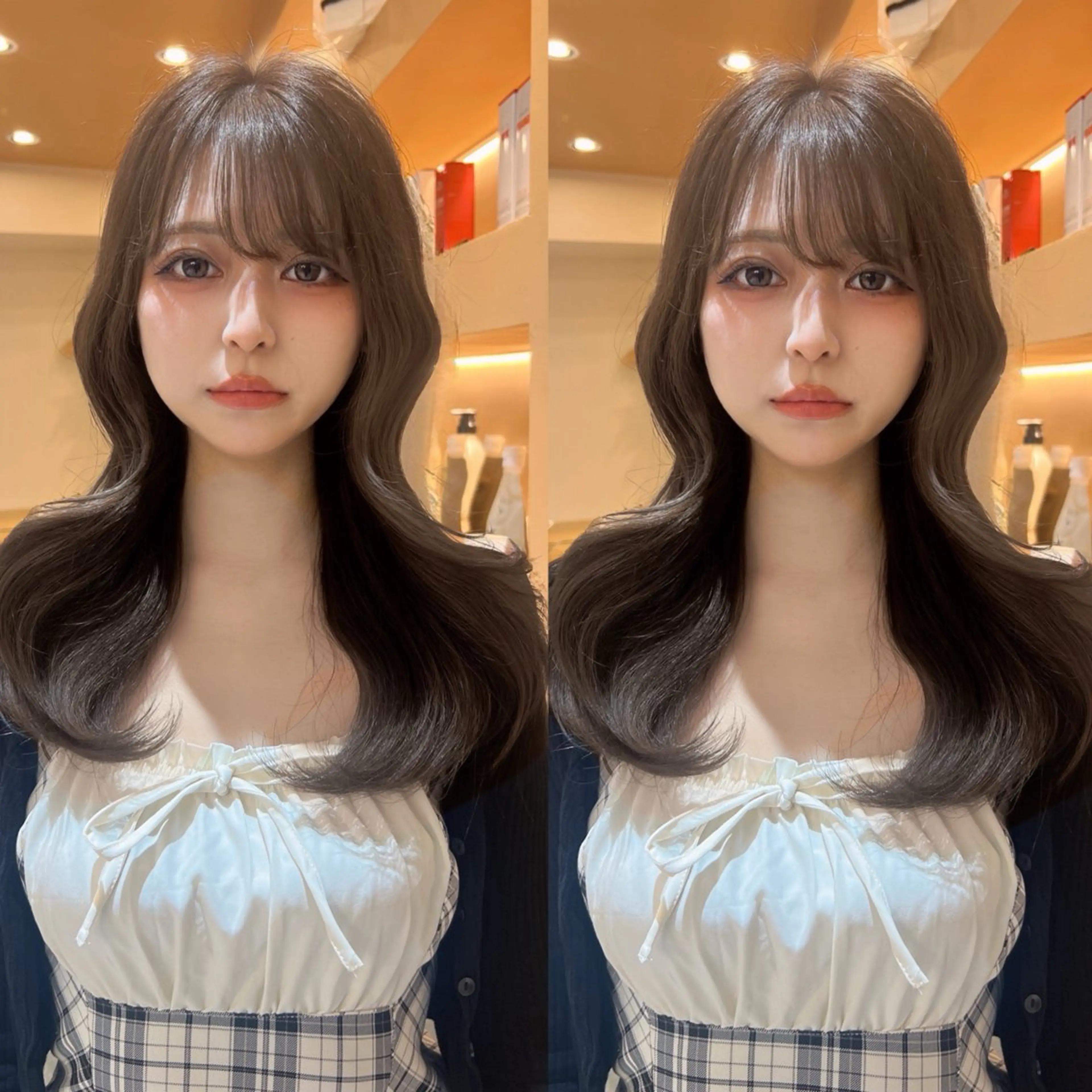 【期間限定】✂️カット+🩵アディクシーフルカラー+髪質改善りんご幹細胞トリートメント🫧の写真