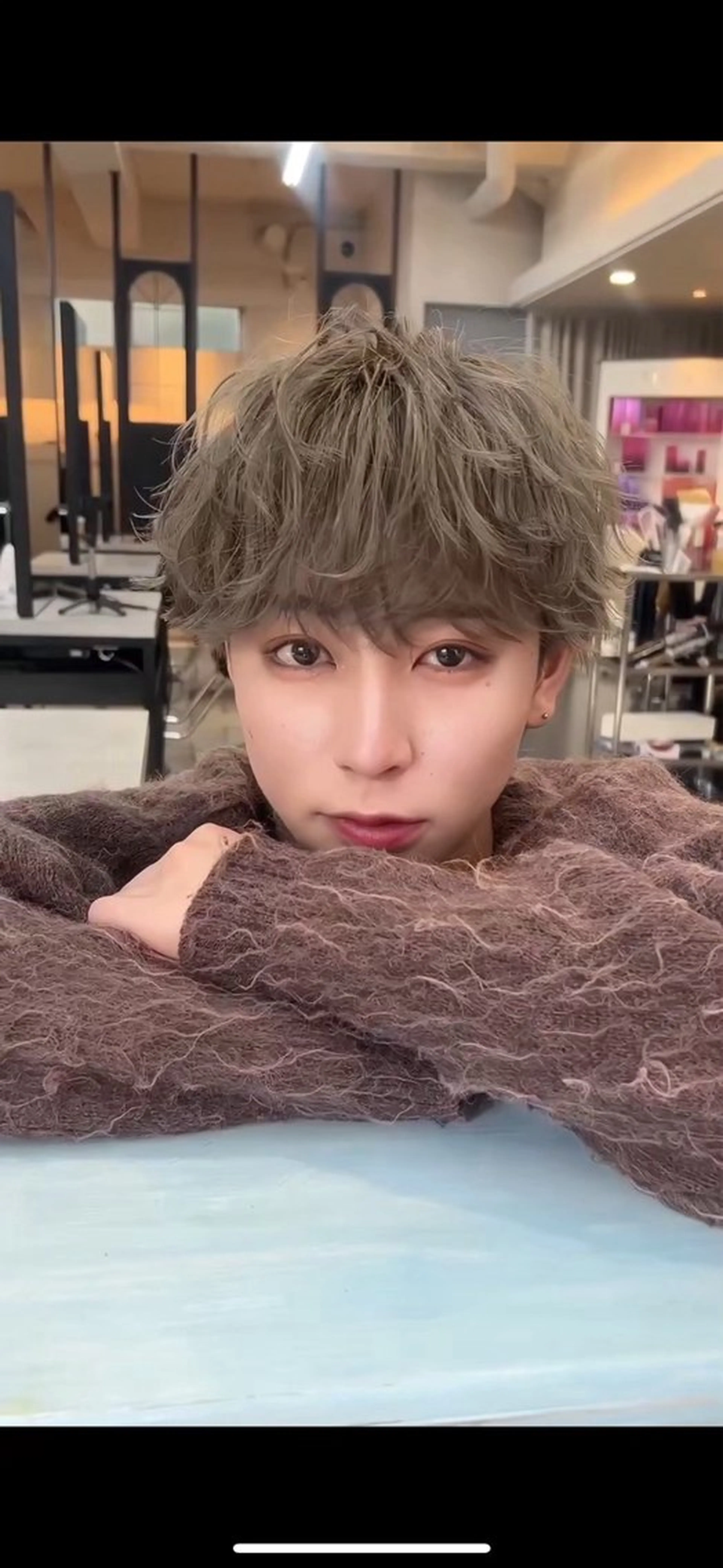 ショート パーマ メンズ メンズパーマ カット パーマ ヤリタ カケルのヘアスタイル