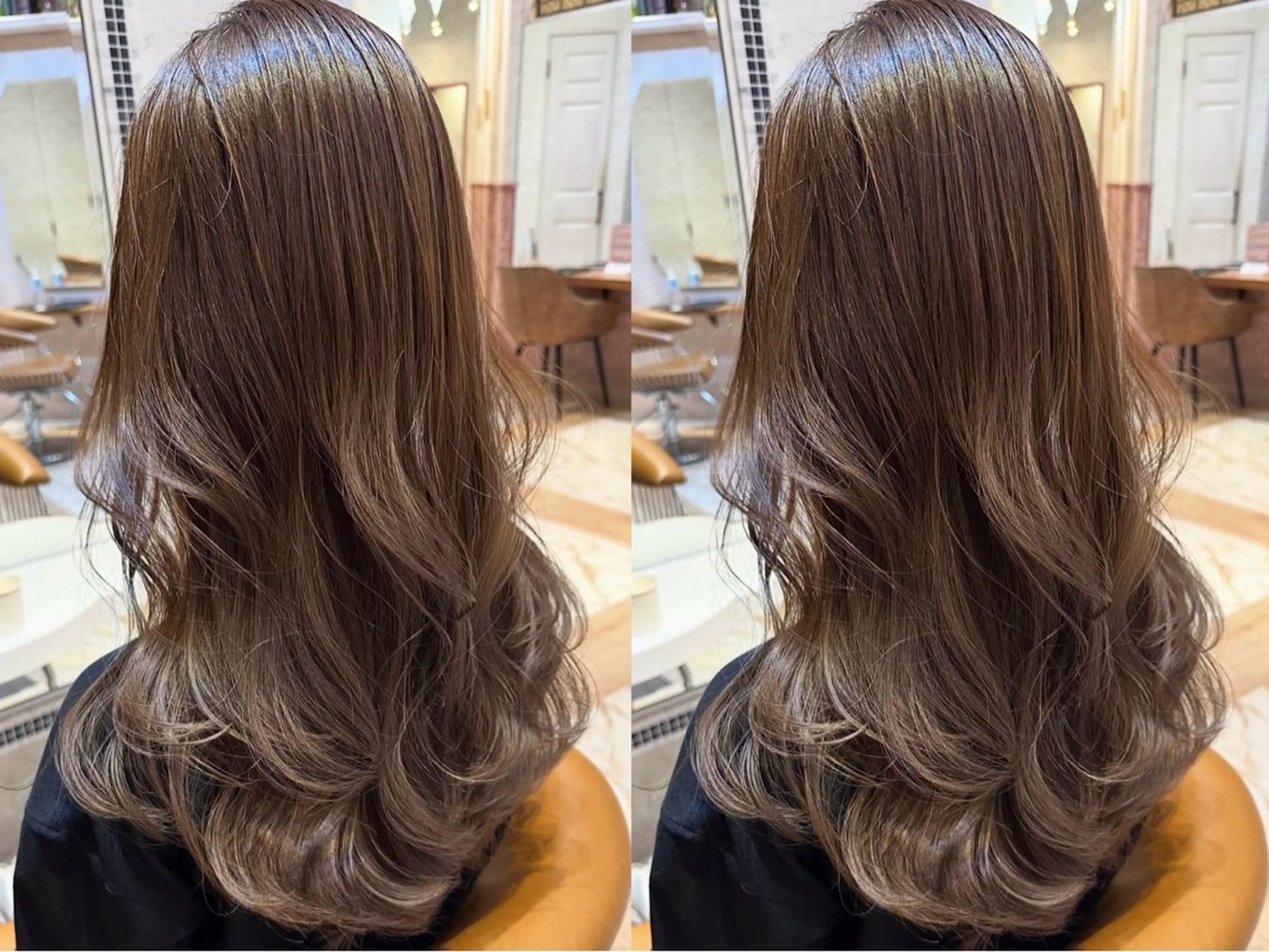 ロング カラー ヘアカラー トリートメント コスパ最強/透明感 カラー🌈まなやのヘアスタイル
