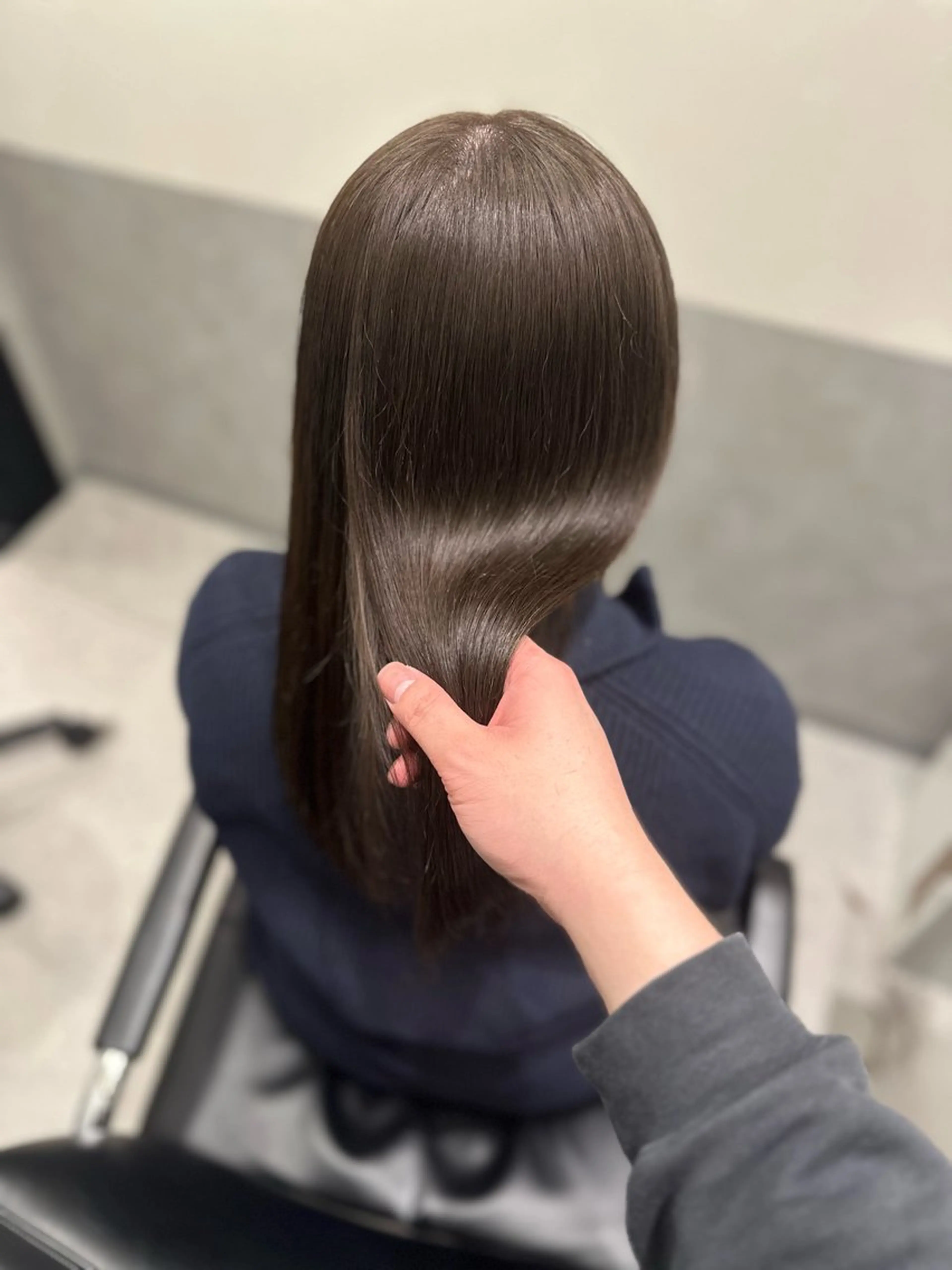 ミディアム カラー ヘアカラー トリートメント ダブルカラー｜ なおき｜池袋美容師のヘアスタイル