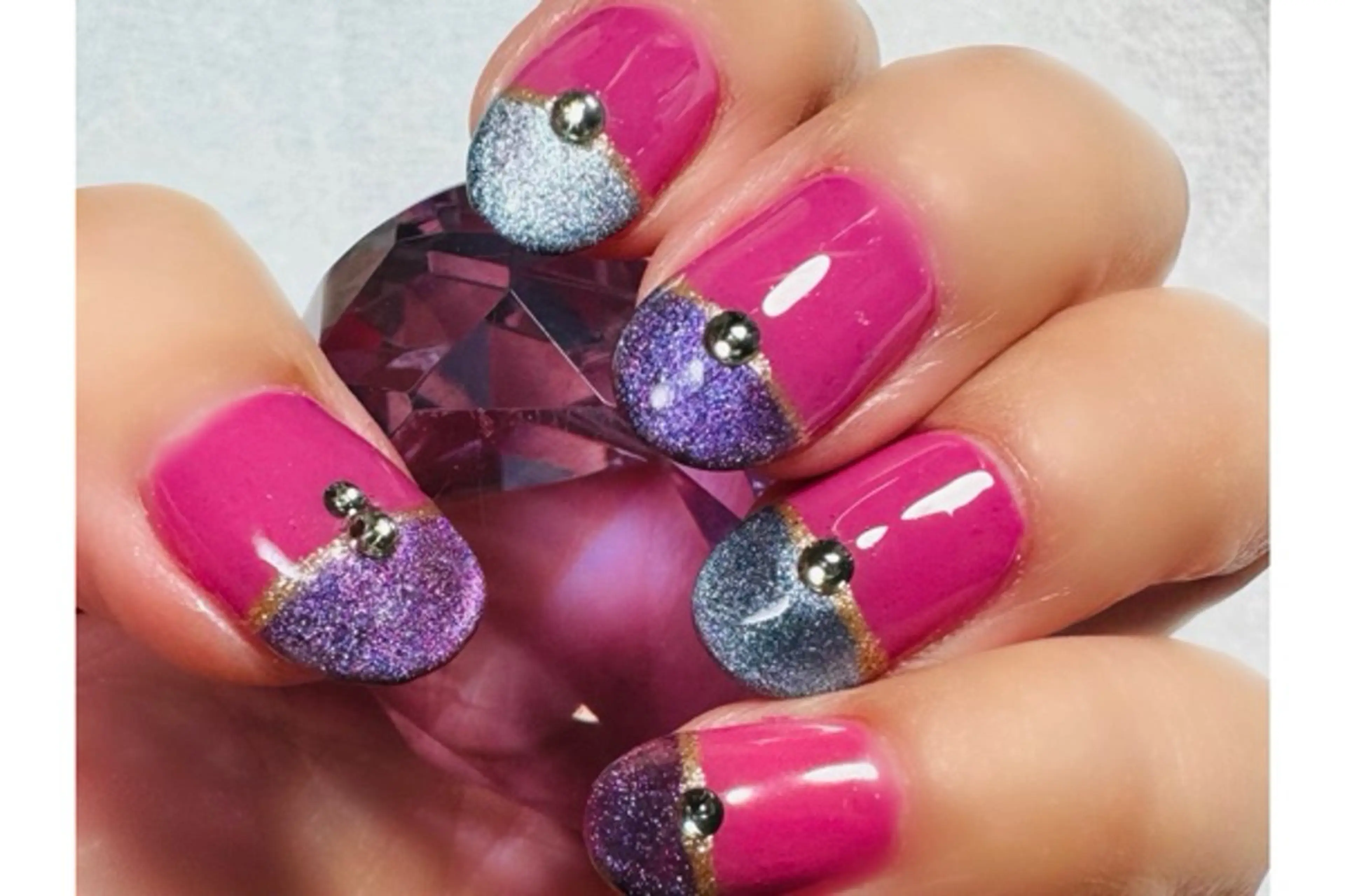 ネイル ジェルネイル マグネットネイル しみ えんのネイルデザイン