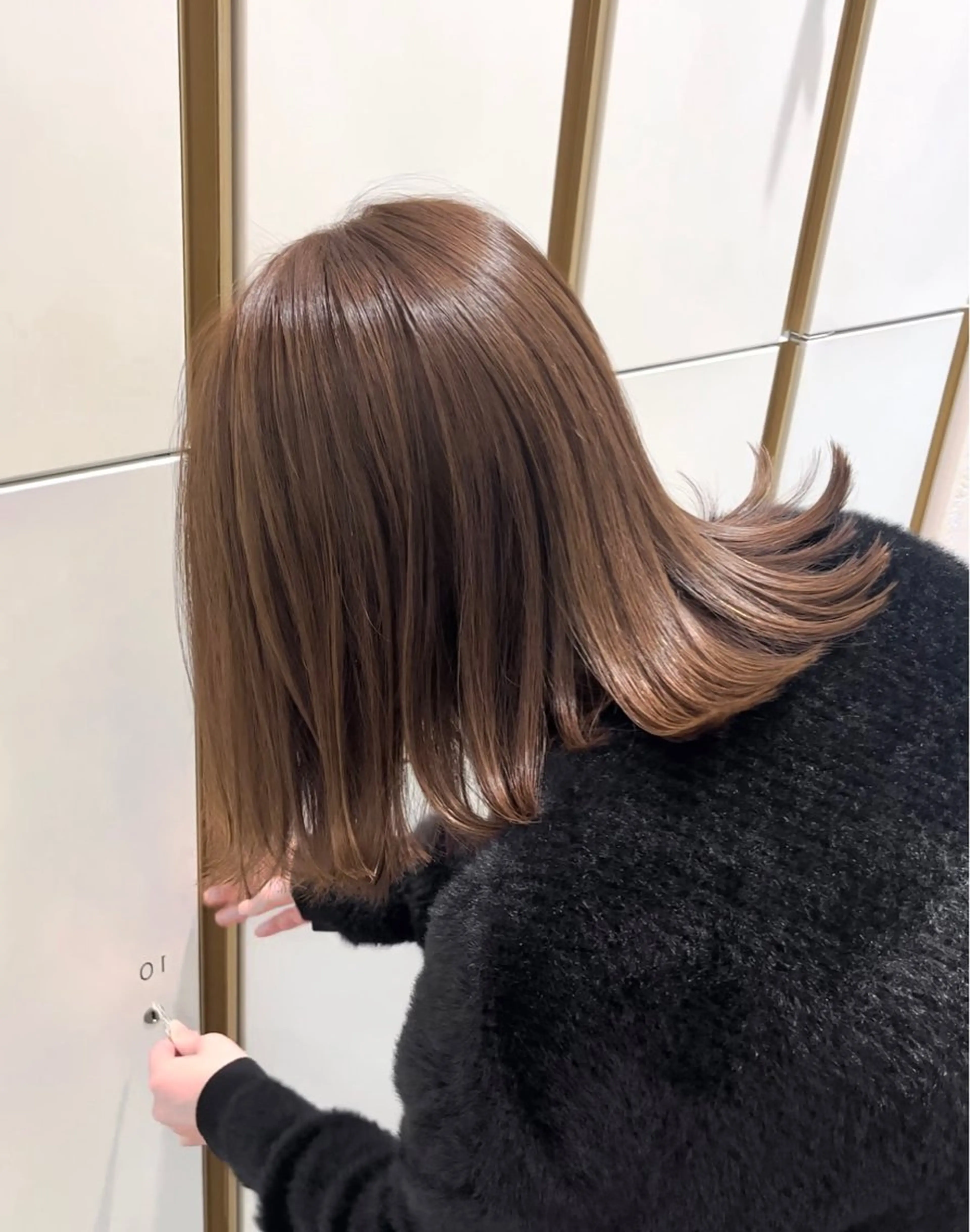 ミディアム カラー カット ヘアカラー バレイヤージュ/ヘア アレンジ/shionのヘアスタイル