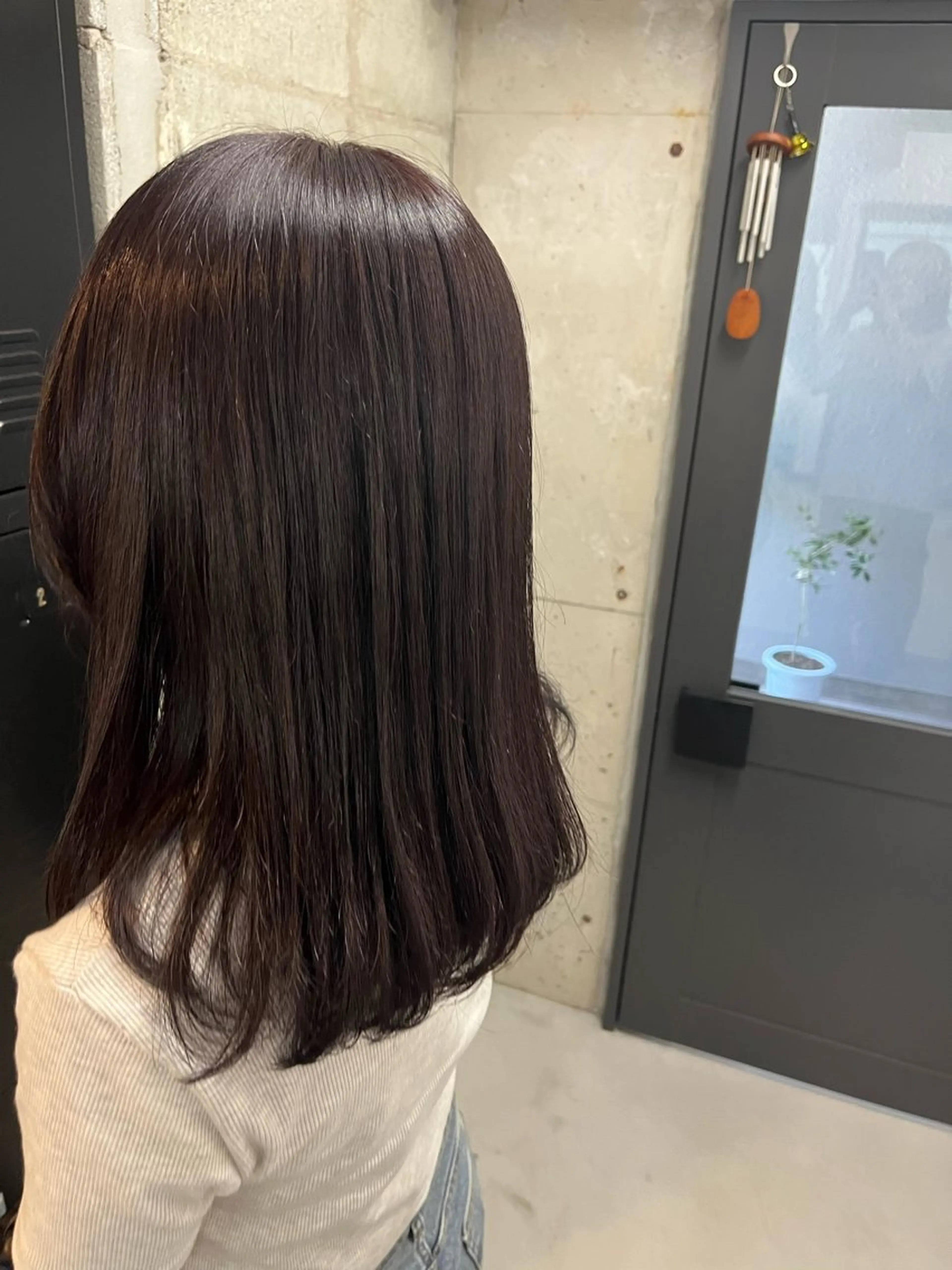 セミロング 薬院/駅近/ カラーモデル/募集中のヘアスタイル