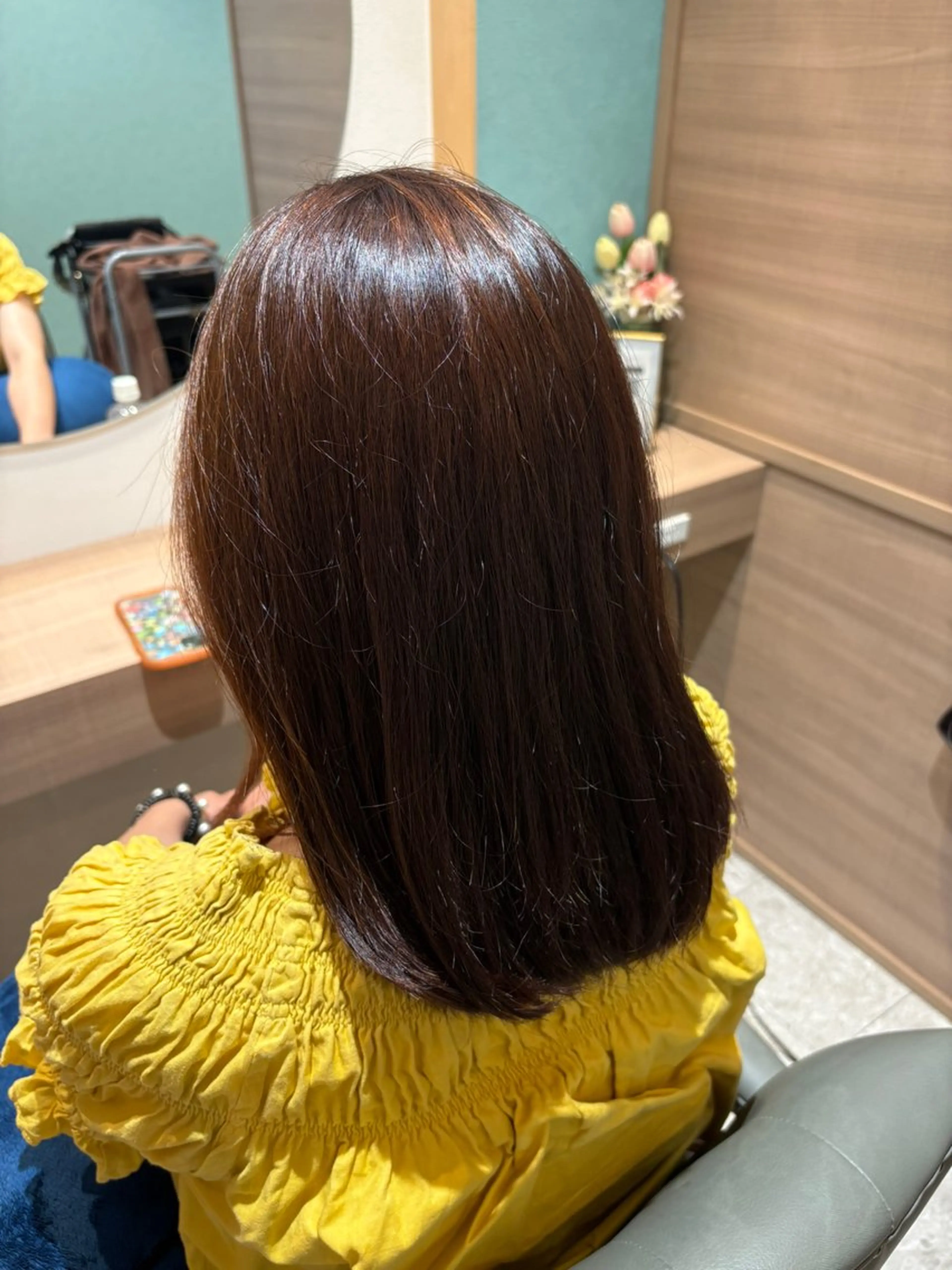 セミロング オレンジブラウン 🌸ꜱᴀɴᴀ🌸 /デビュー前限定♡のヘアスタイル