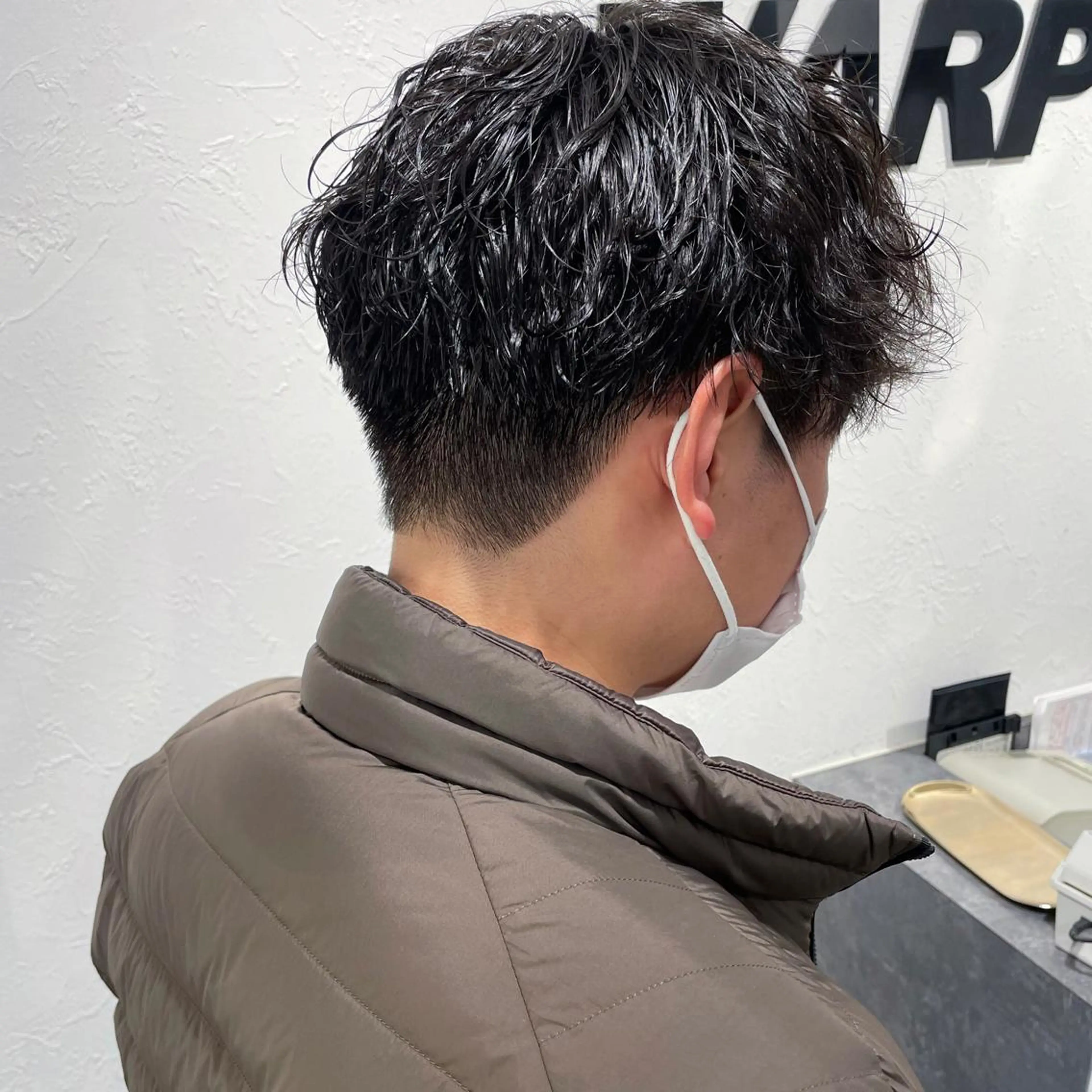 パーマ メンズ カット パーマ shiho .のヘアスタイル