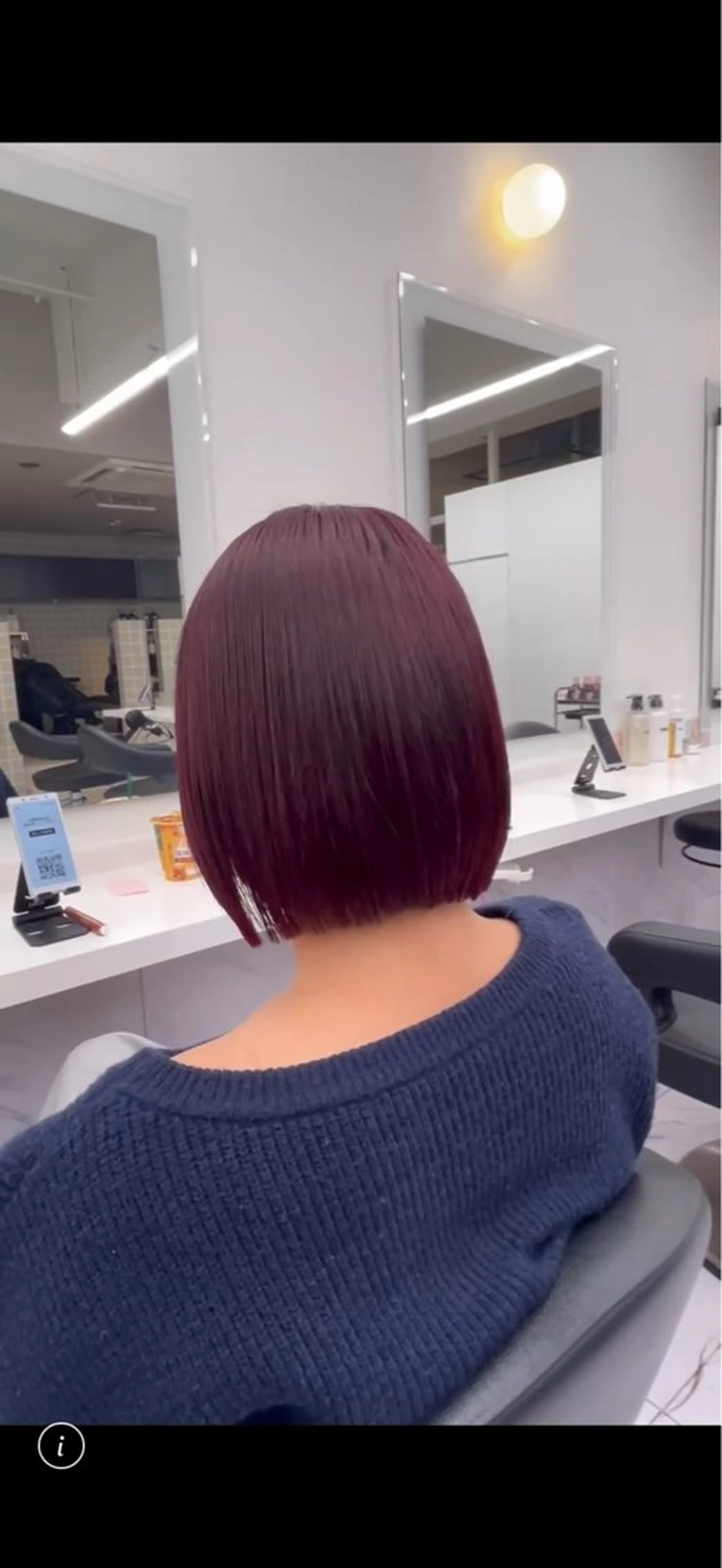 ミディアム カラー 莉汐 🌙* :ﾟのヘアスタイル