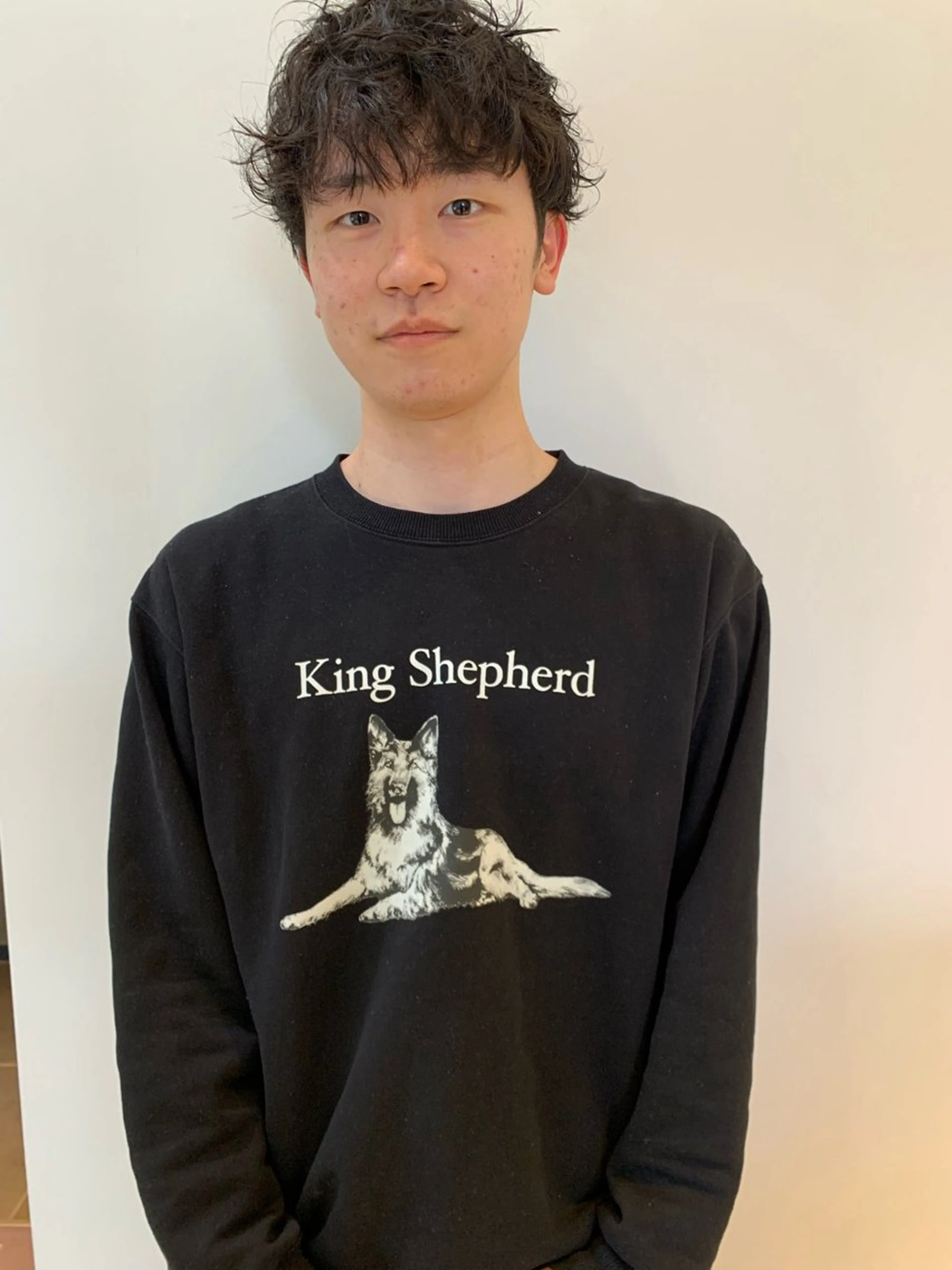 パーマ メンズ 名竹聖治/透明感 カラー/縮毛矯正のヘアスタイル