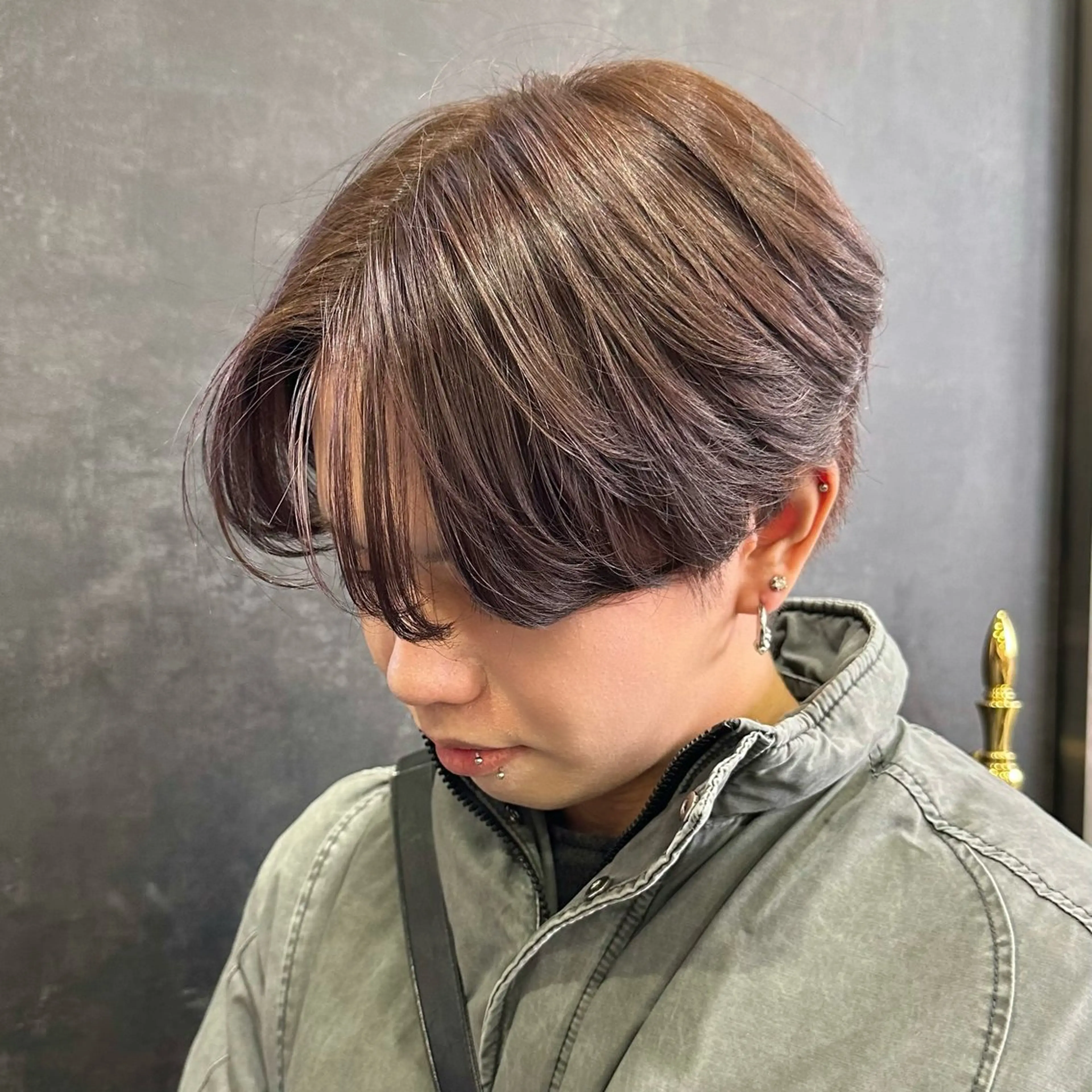 ショート メンズ ヘアカラー 縮毛矯正/レイヤー /カラー🎀おぐりンのヘアスタイル