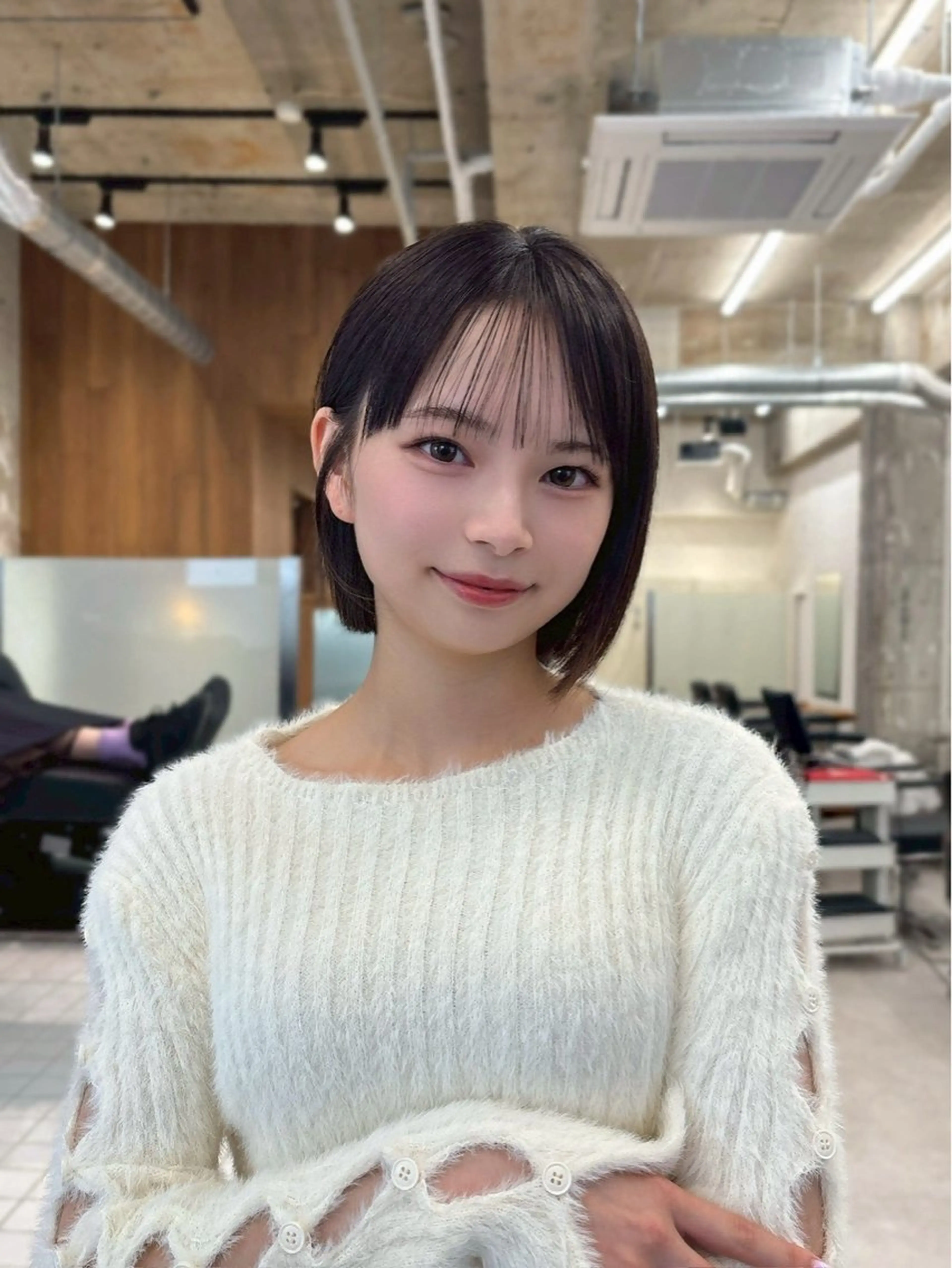 ショート 縮毛矯正 トリートメント 🌷Merak 🐈‍⬛Harunaのヘアスタイル