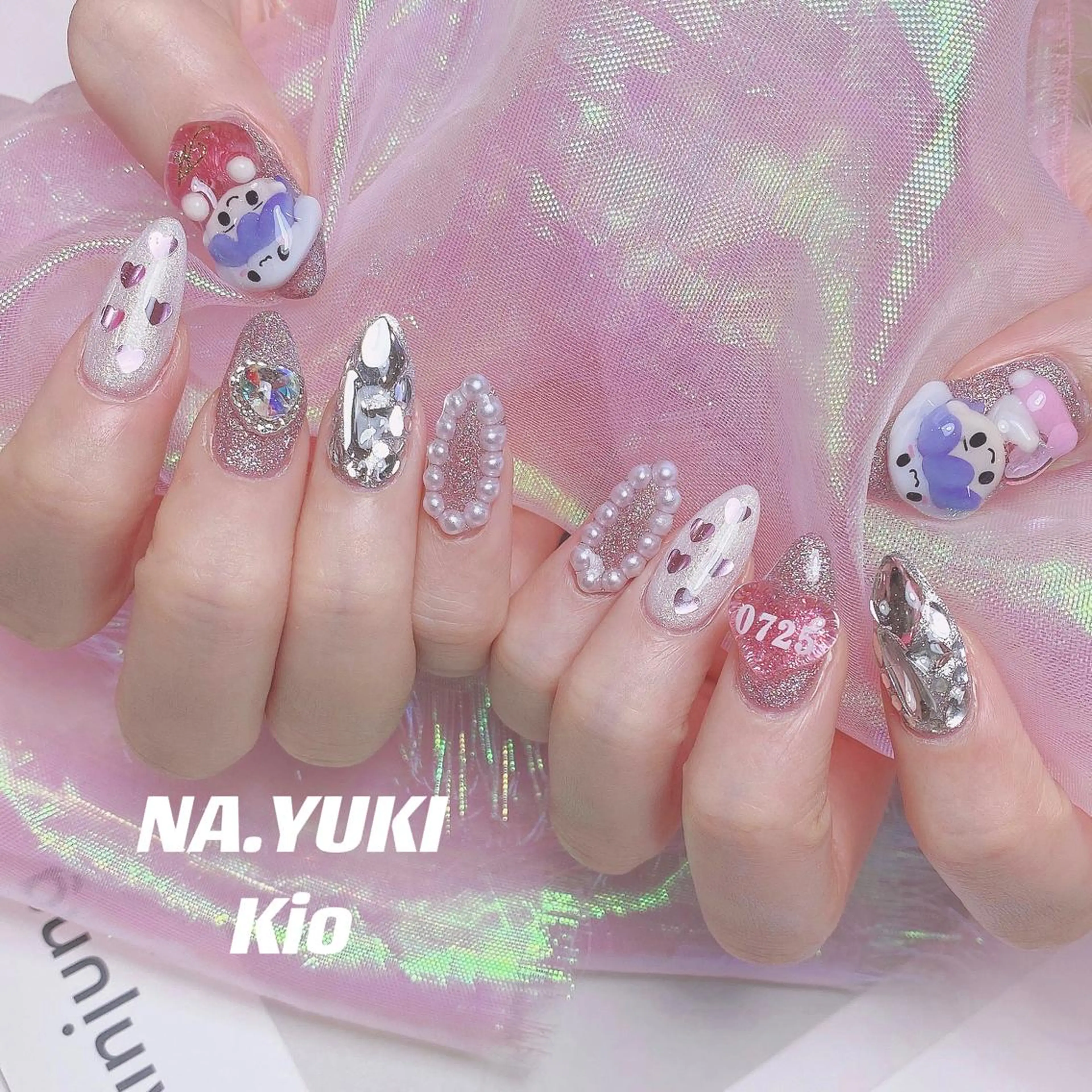 ネイル 持ち込み ハンドネイル ハンドケア ナユキNA.YUKI 池袋店のネイルデザイン