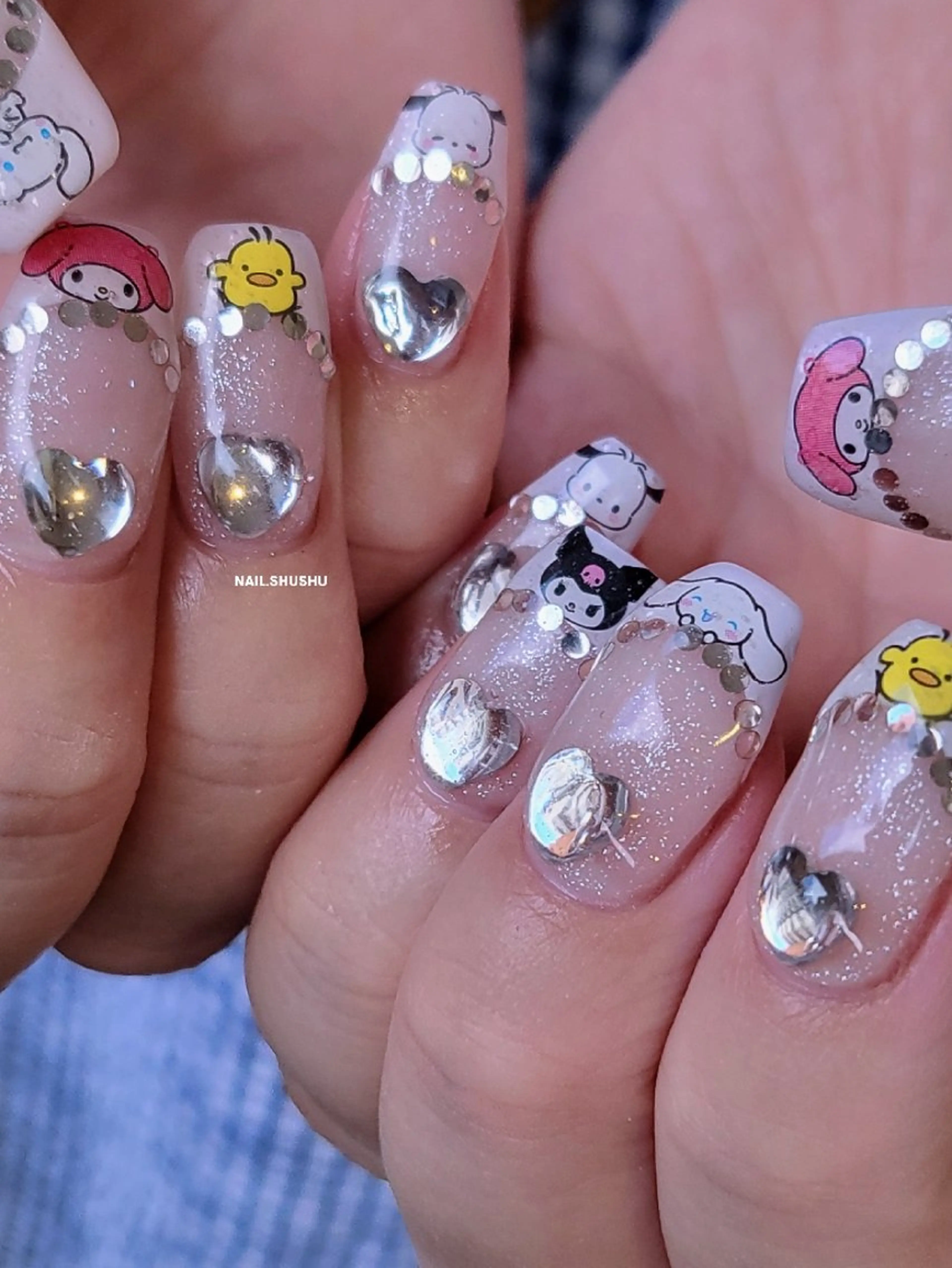 ネイル 3dパーツ/流行り 👧shushu❤️のネイルデザイン