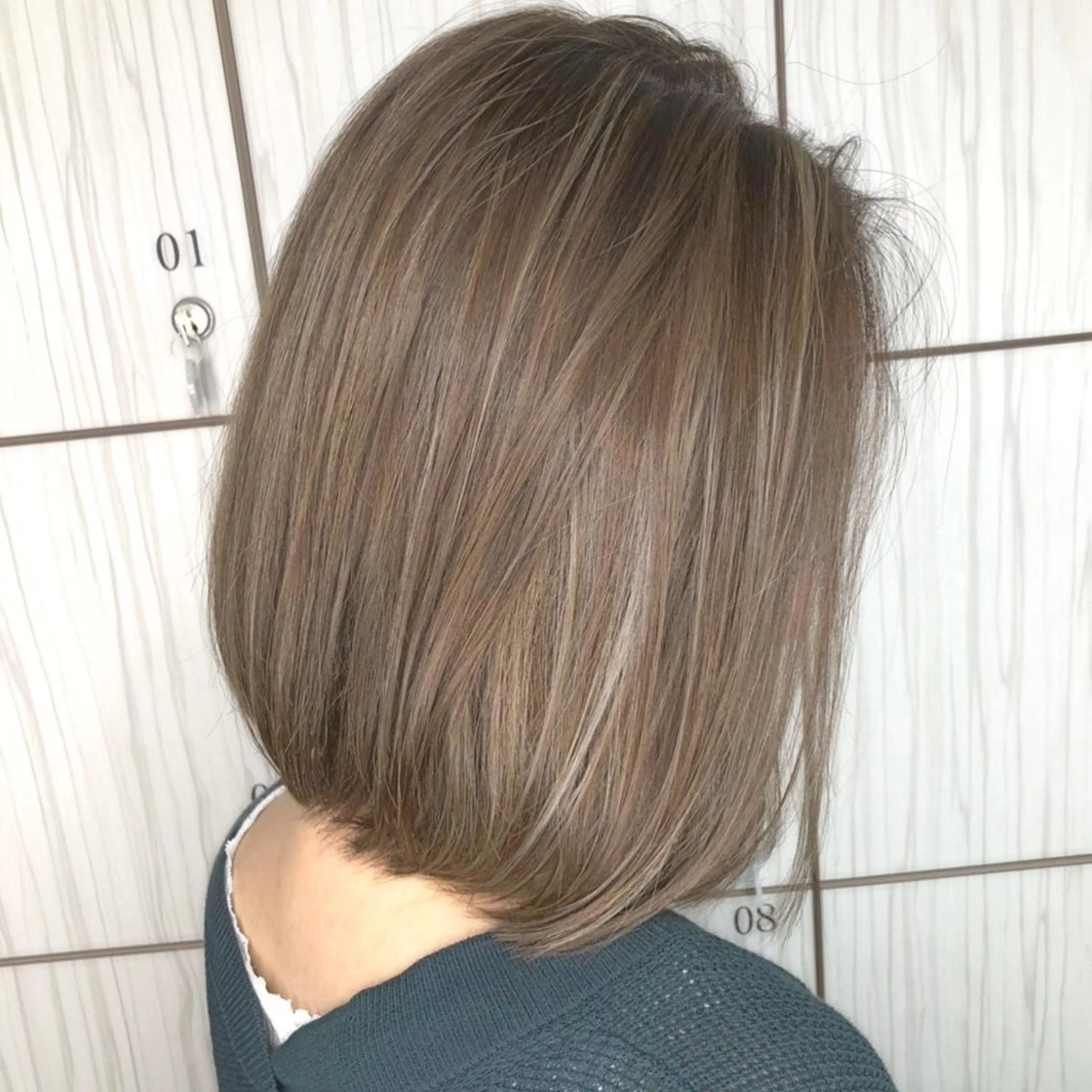 ショート カラー ハイライトカラー ハイライト カラーサロン ビスカリアのヘアスタイル