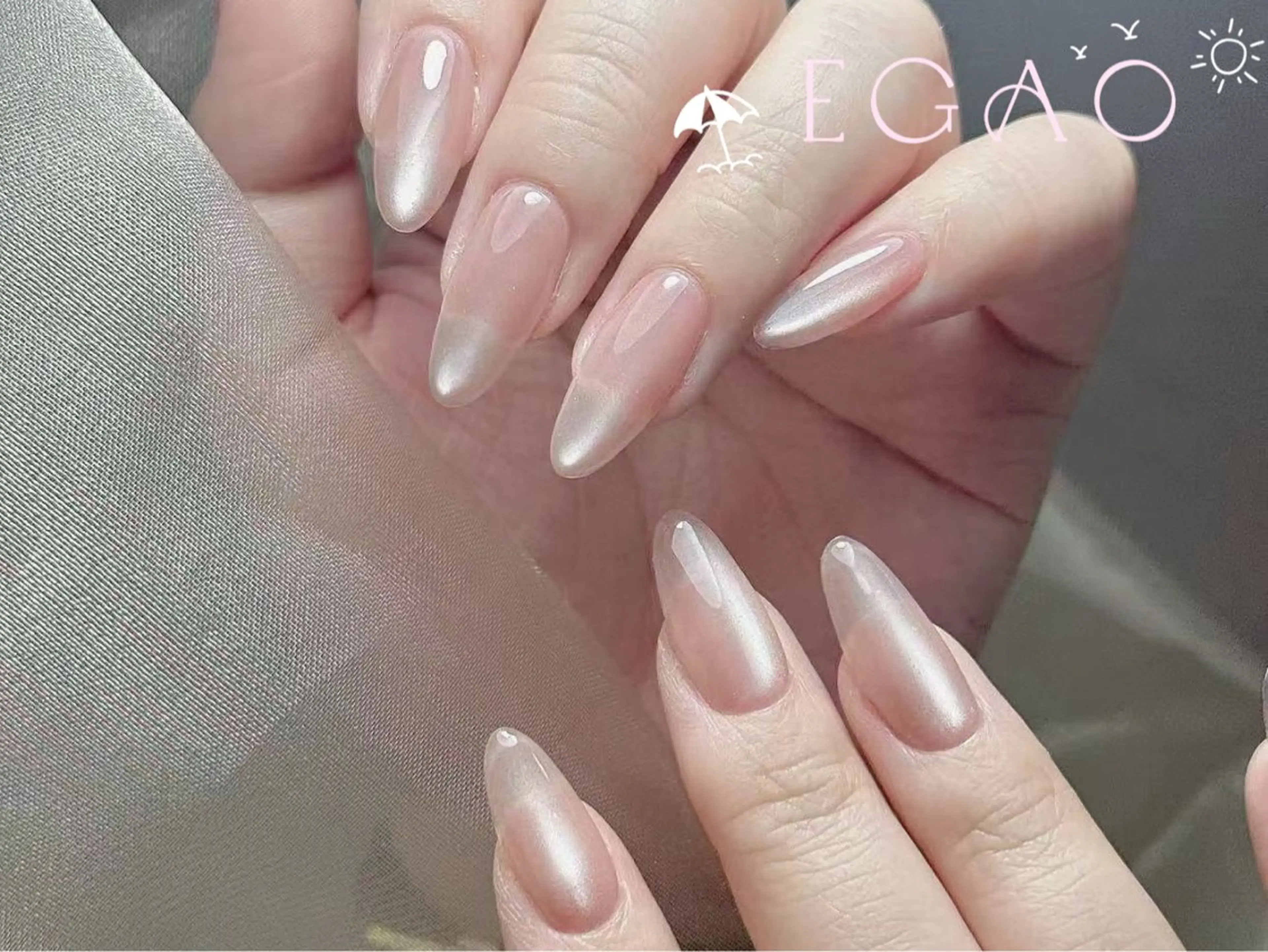 ネイル アートネイル フットネイル フレンチネイル ジェルネイル グラデーション ハンドネイル Egao Nail錦糸町店のネイルデザイン