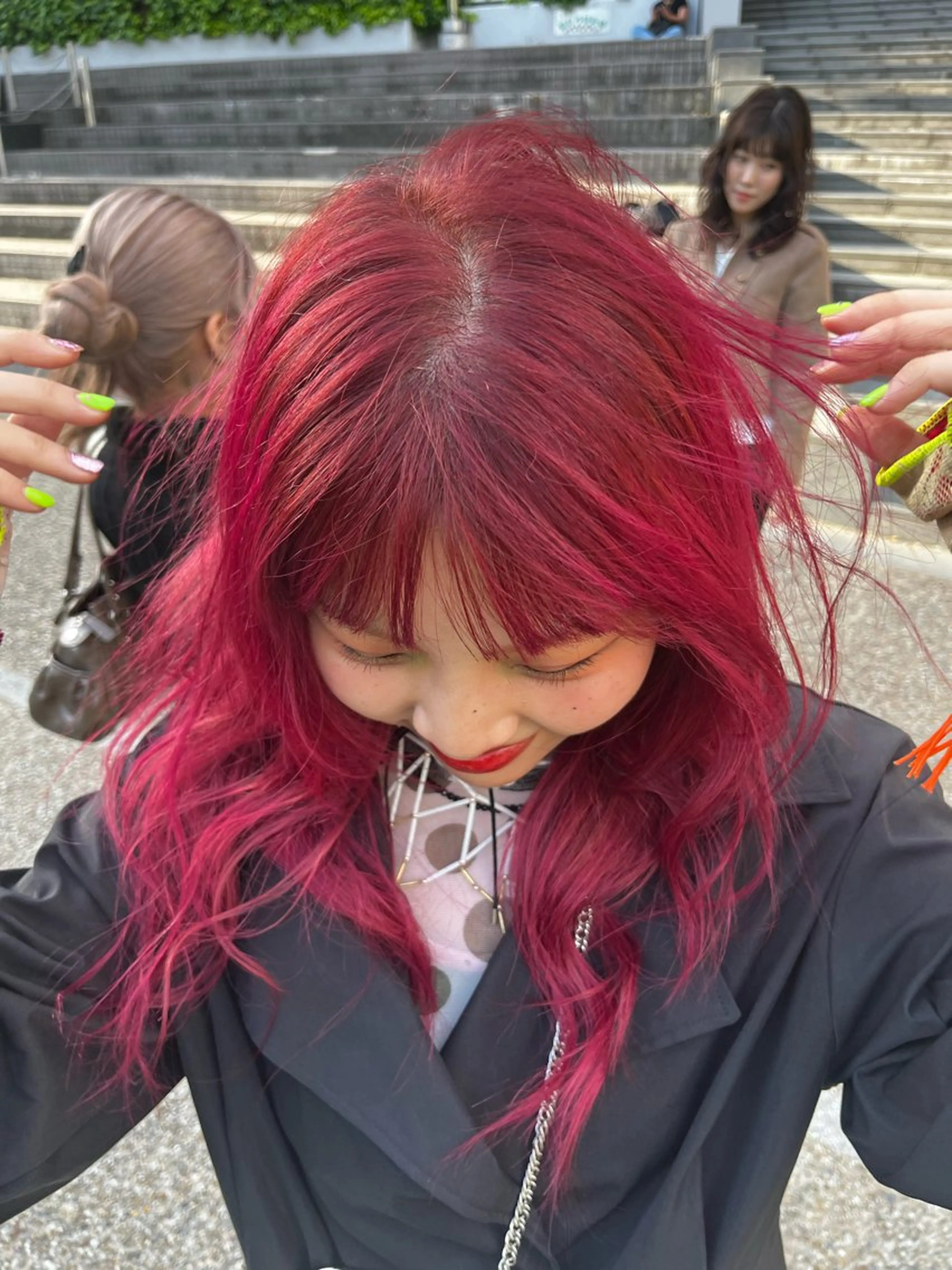 ロング ヘアカラー mao /HUI金山のヘアスタイル