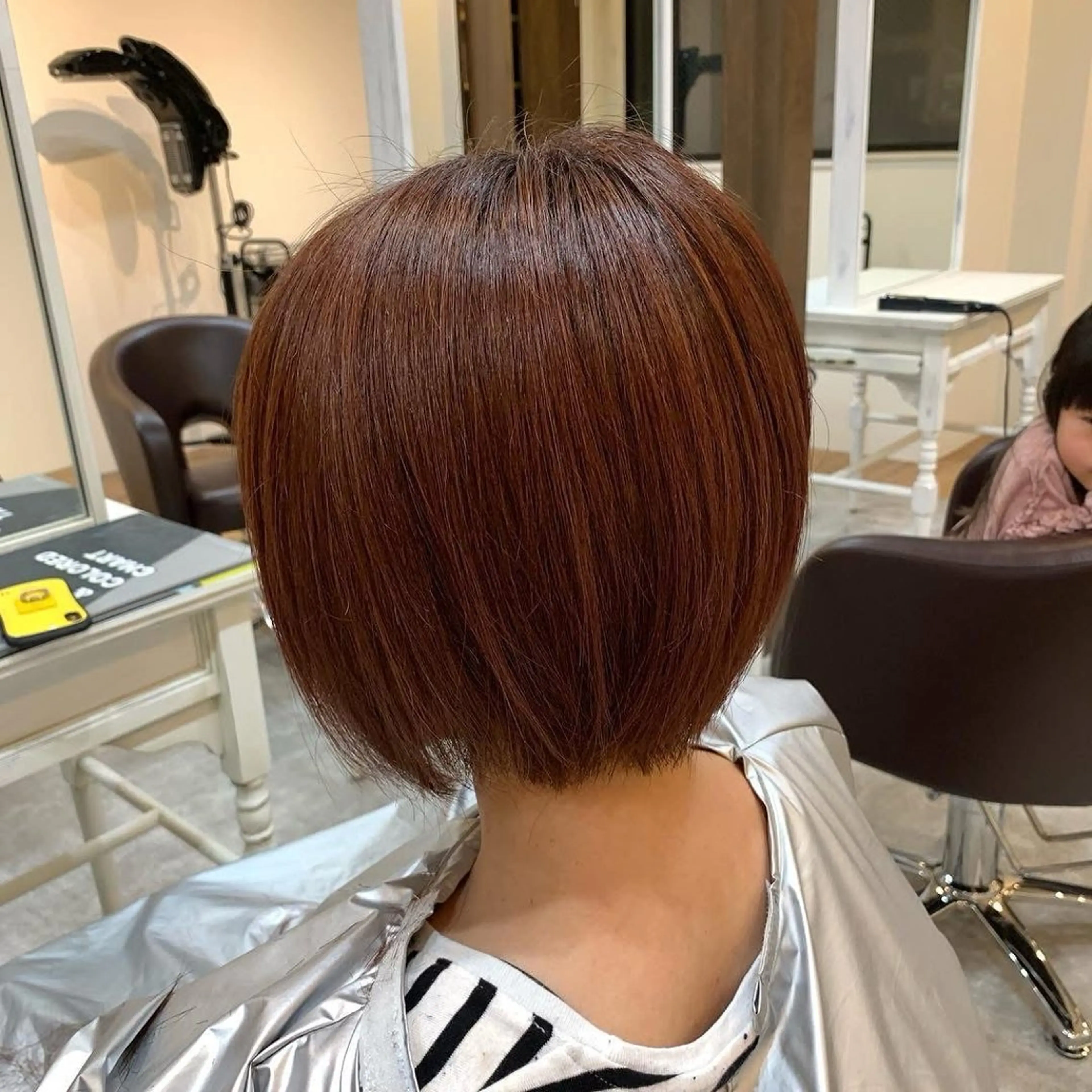 ショート カラー ボブレイヤー ショートレイヤー ボブ レイヤーカット ショートヘア 大政源氏🌈✨ Genjiのヘアスタイル