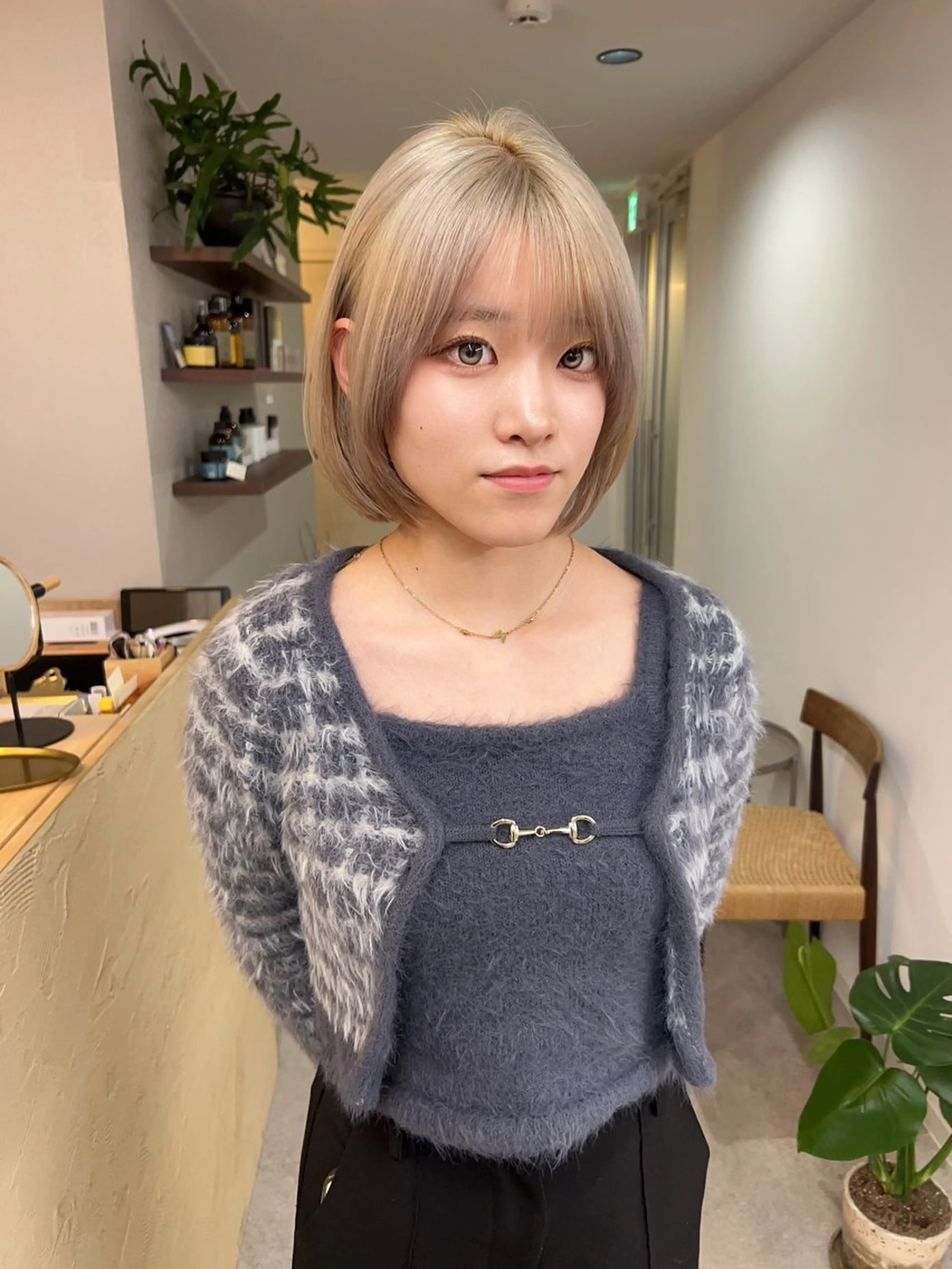 ショート カラー カット ヘアカラー トリートメント 韓国レイヤー/ハイ トーン/優太のヘアスタイル