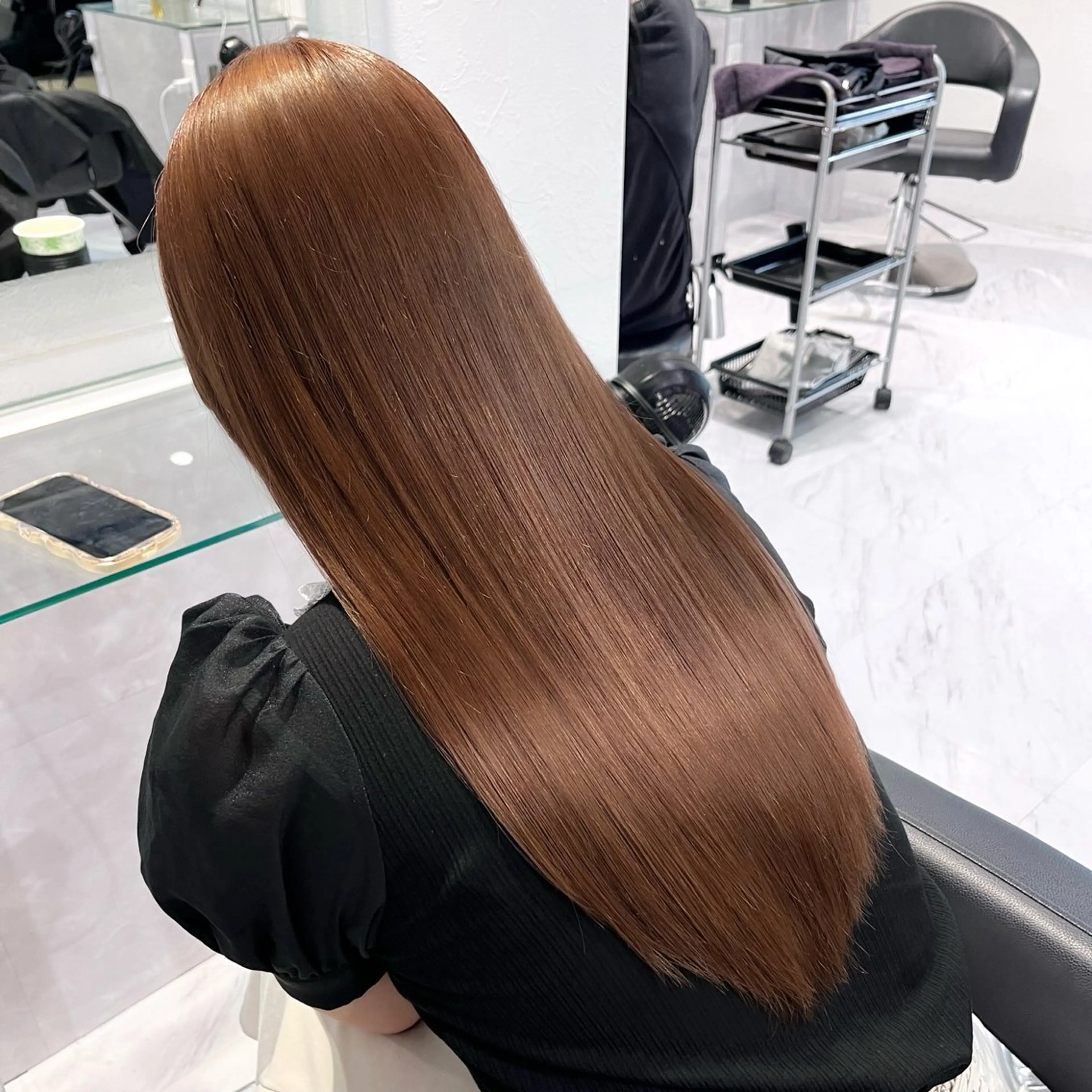 ロング カラー 🫧うる艶トレンド 🫧透明感カラーのヘアスタイル