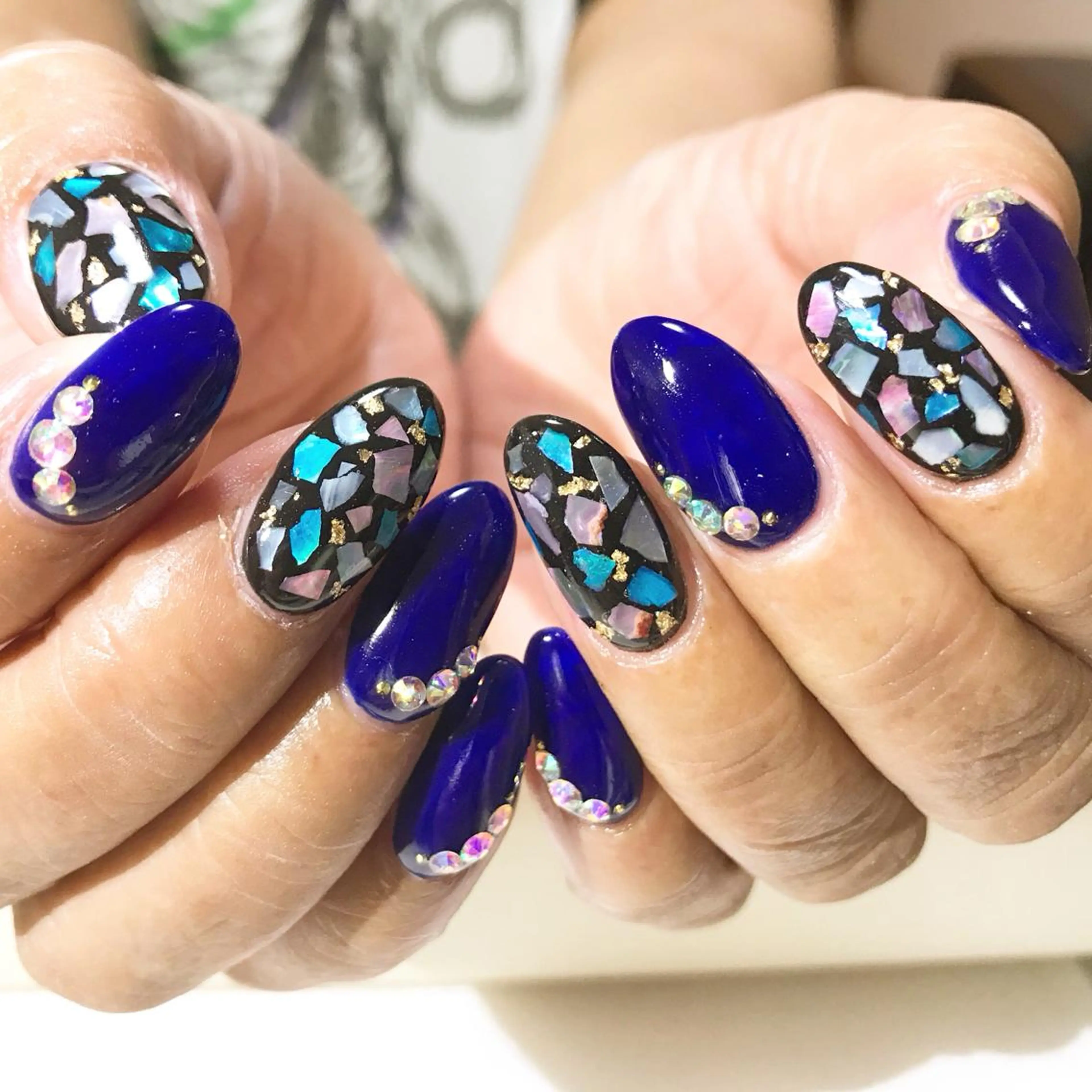 ネイル ブルー フットネイル シンプルネイル 春ネイル 夏ネイル nail fufla ♡yamane♡のネイルデザイン