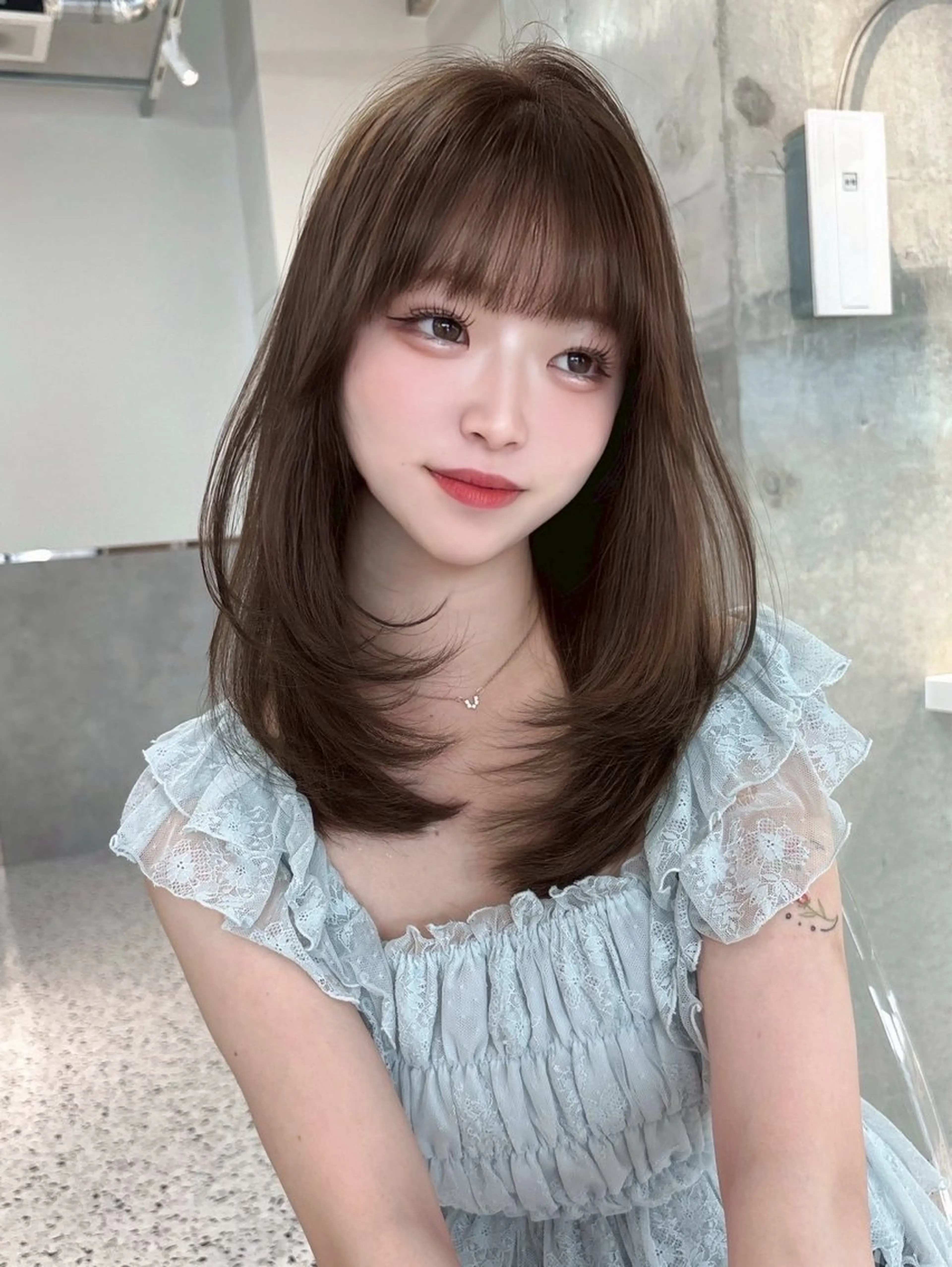 カラー ヘアカラー 江口 瑠星のヘアスタイル