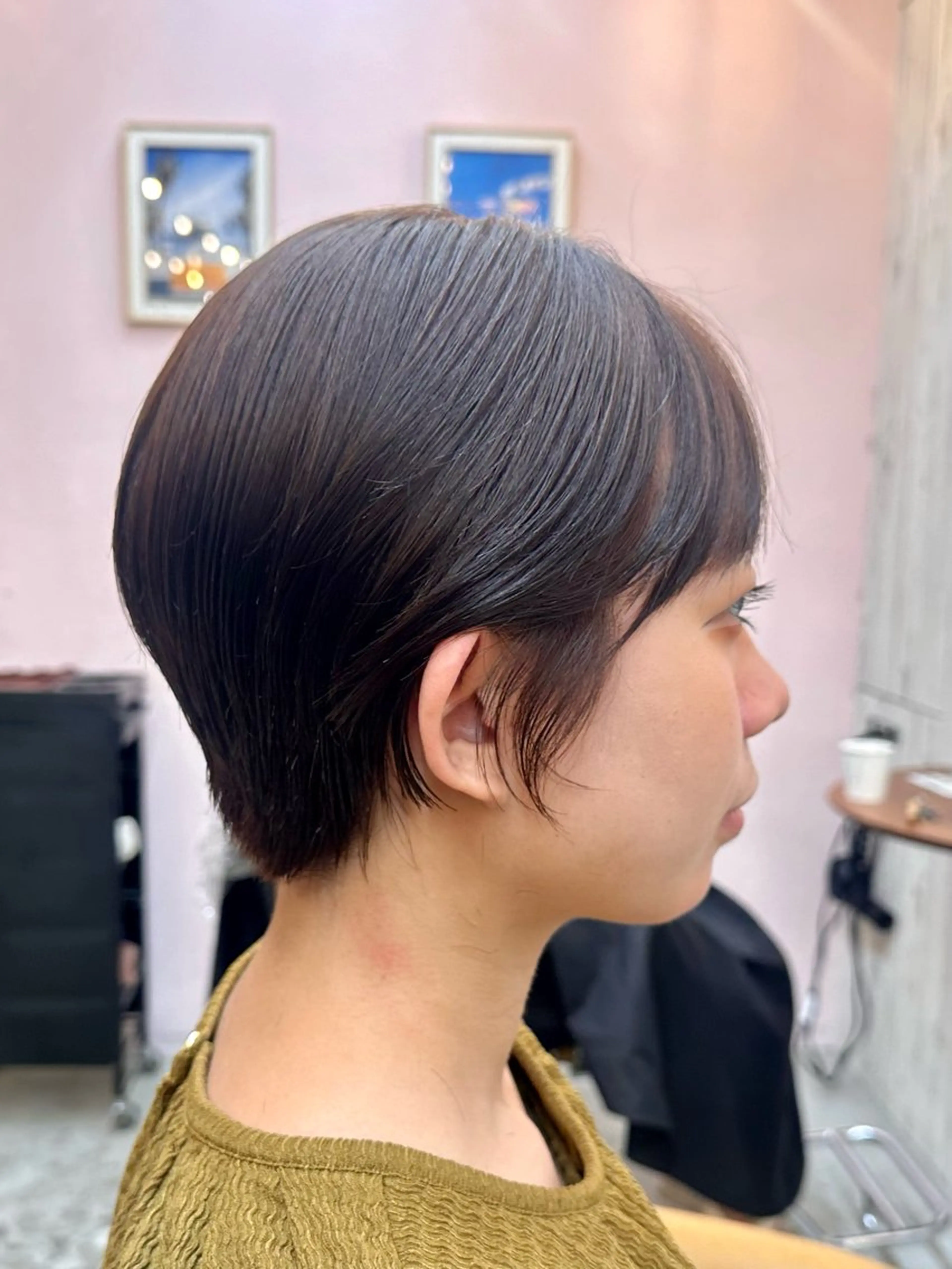 ショート カラー カット ヘアカラー トリートメント 巻ける縮毛矯正✨ ボブ/ショートともきのヘアスタイル