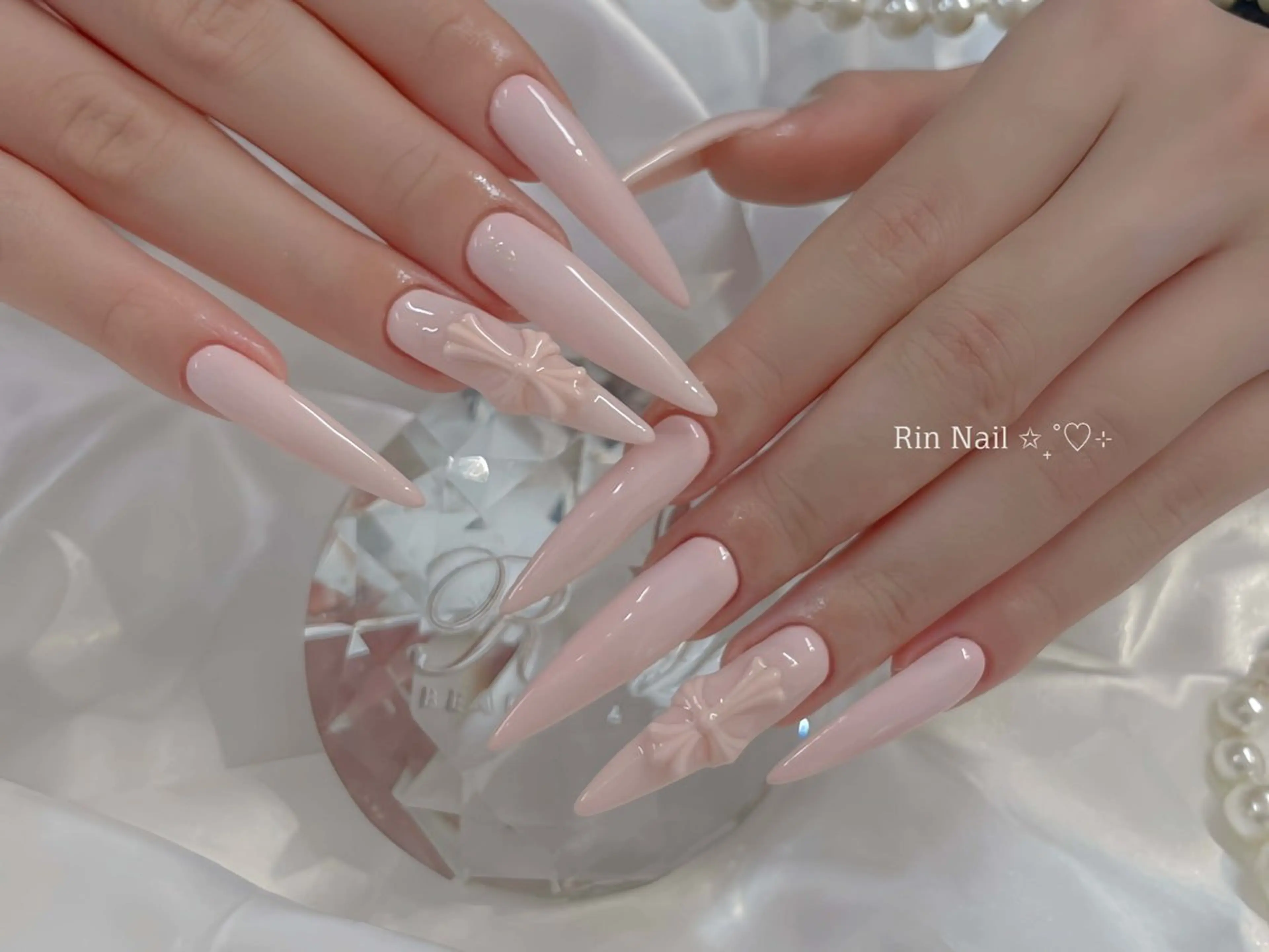 ネイル ピンク ワンホンネイル リサ ネイルサロンのネイルデザイン