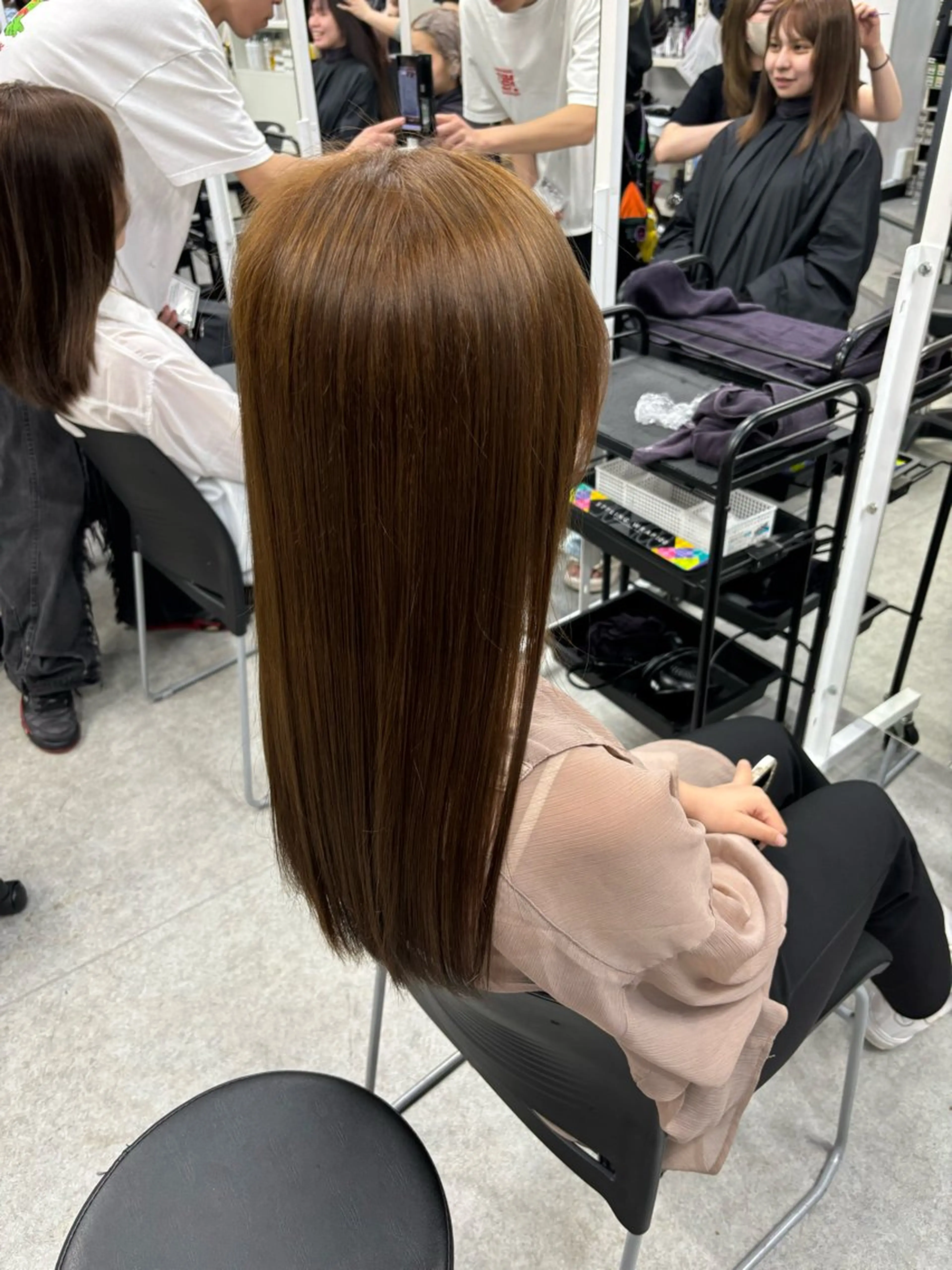 ロング 🪽直毛男子の救世主 🪽フェザーパーマのヘアスタイル