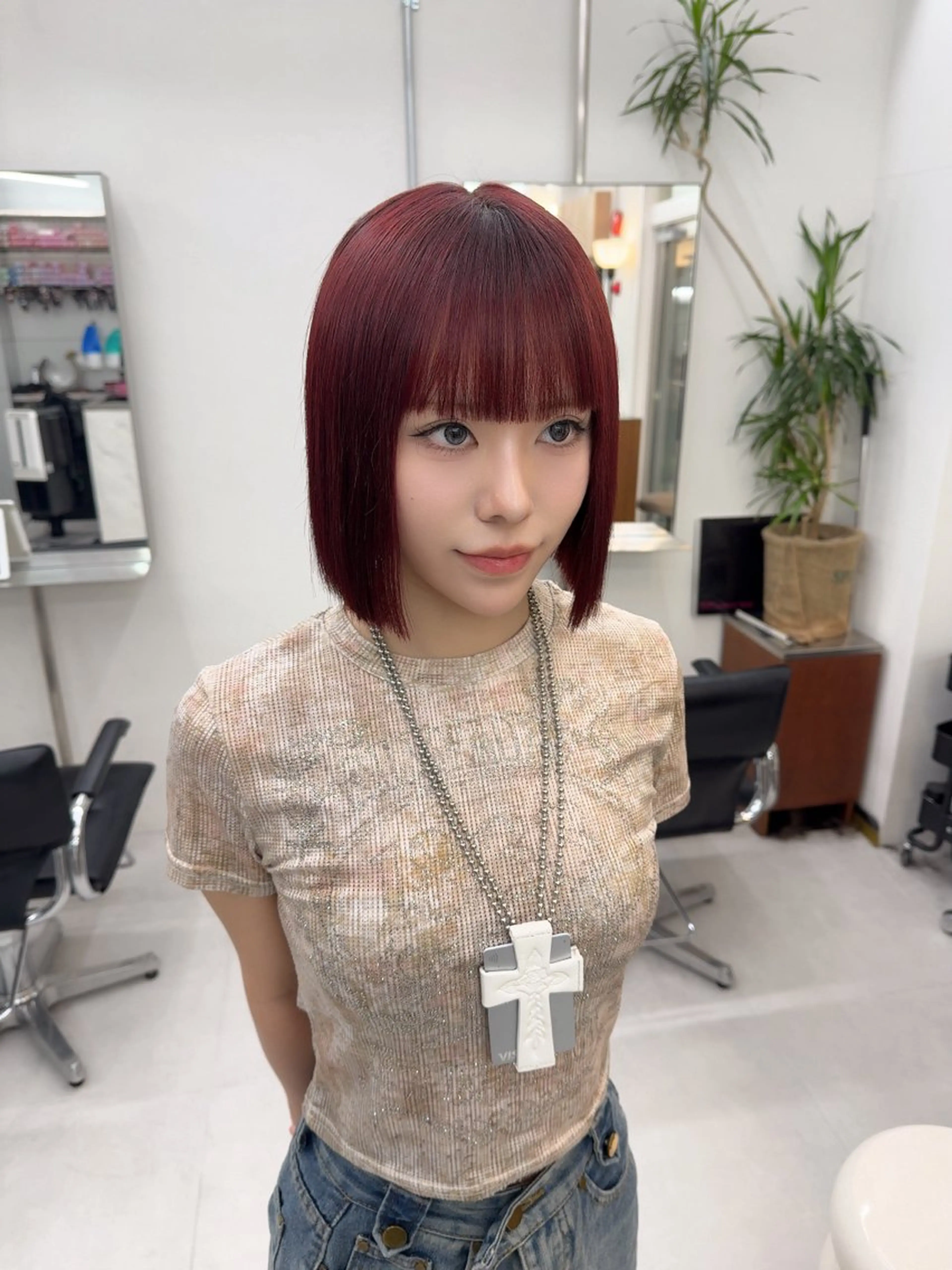 ショート カラー カット ヘアカラー MIES amane(アマネ)のヘアスタイル