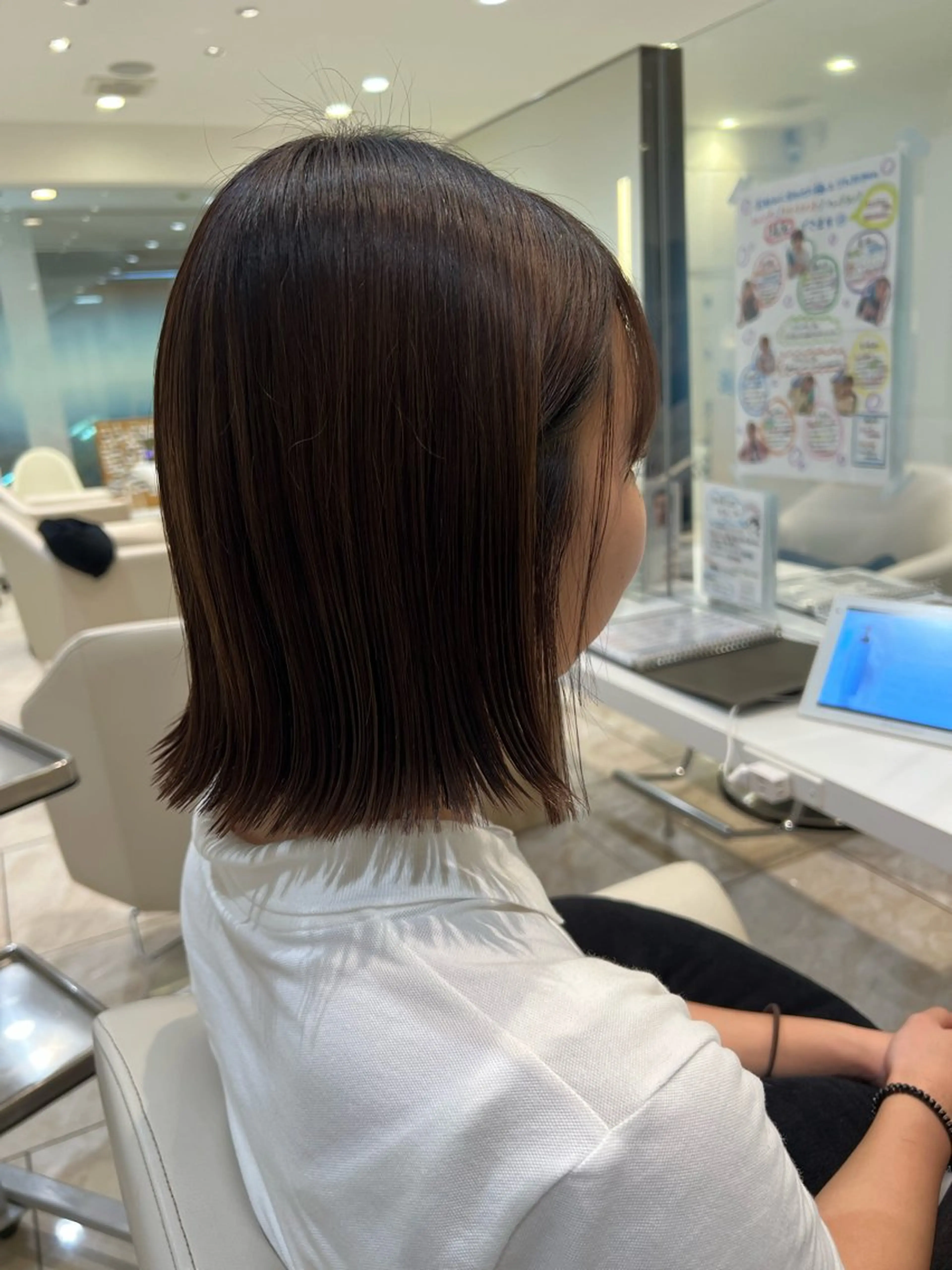 ショート カット ヘアカラー トリートメント 縮毛矯正/ショート 長岡/姉崎宏実🌿のヘアスタイル