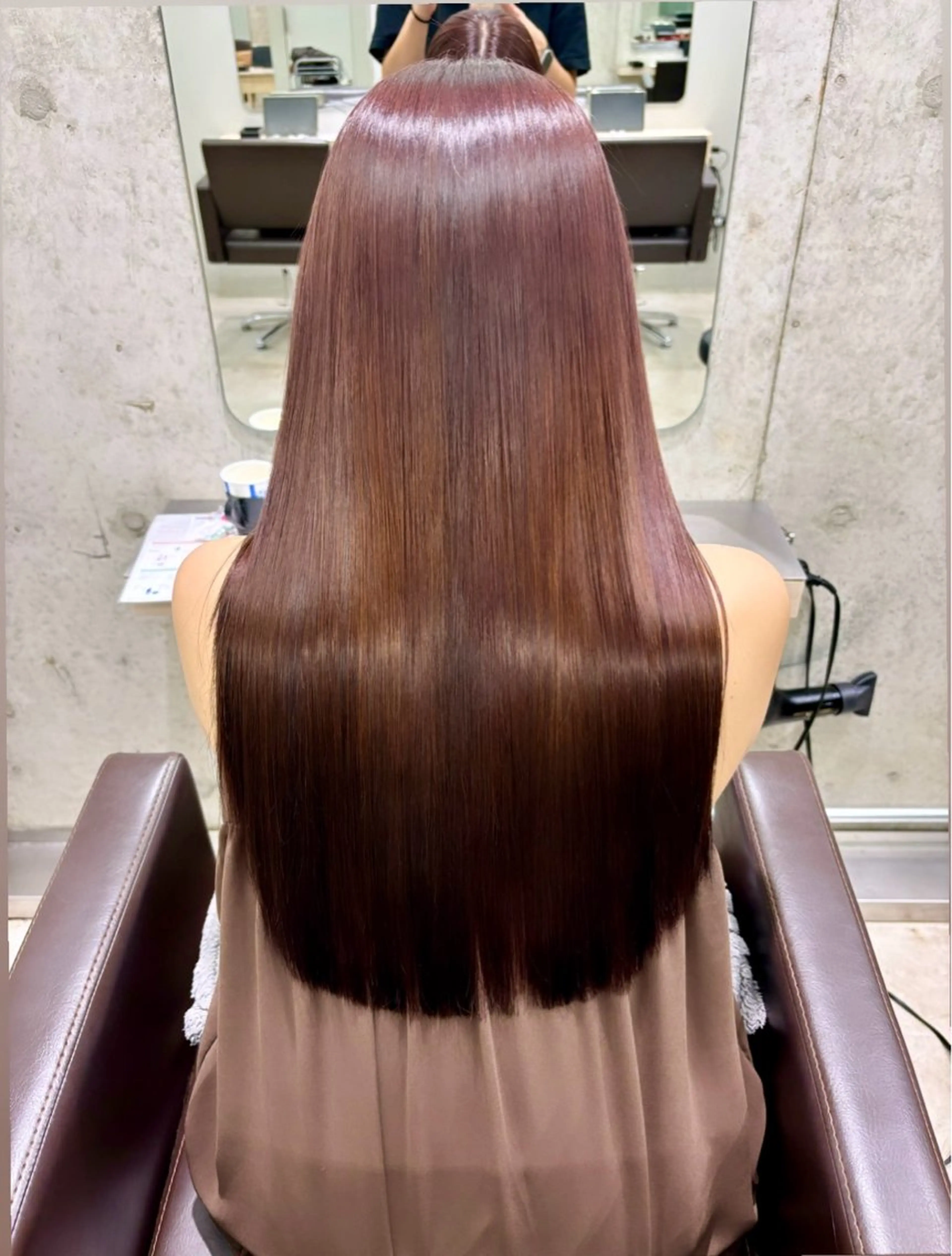 ロング 髪質改善 縮毛矯正 カット ヘアカラー 縮毛矯正 トリートメント パーソナルカラー骨格 顔タイプ　小幡のその他イメージ