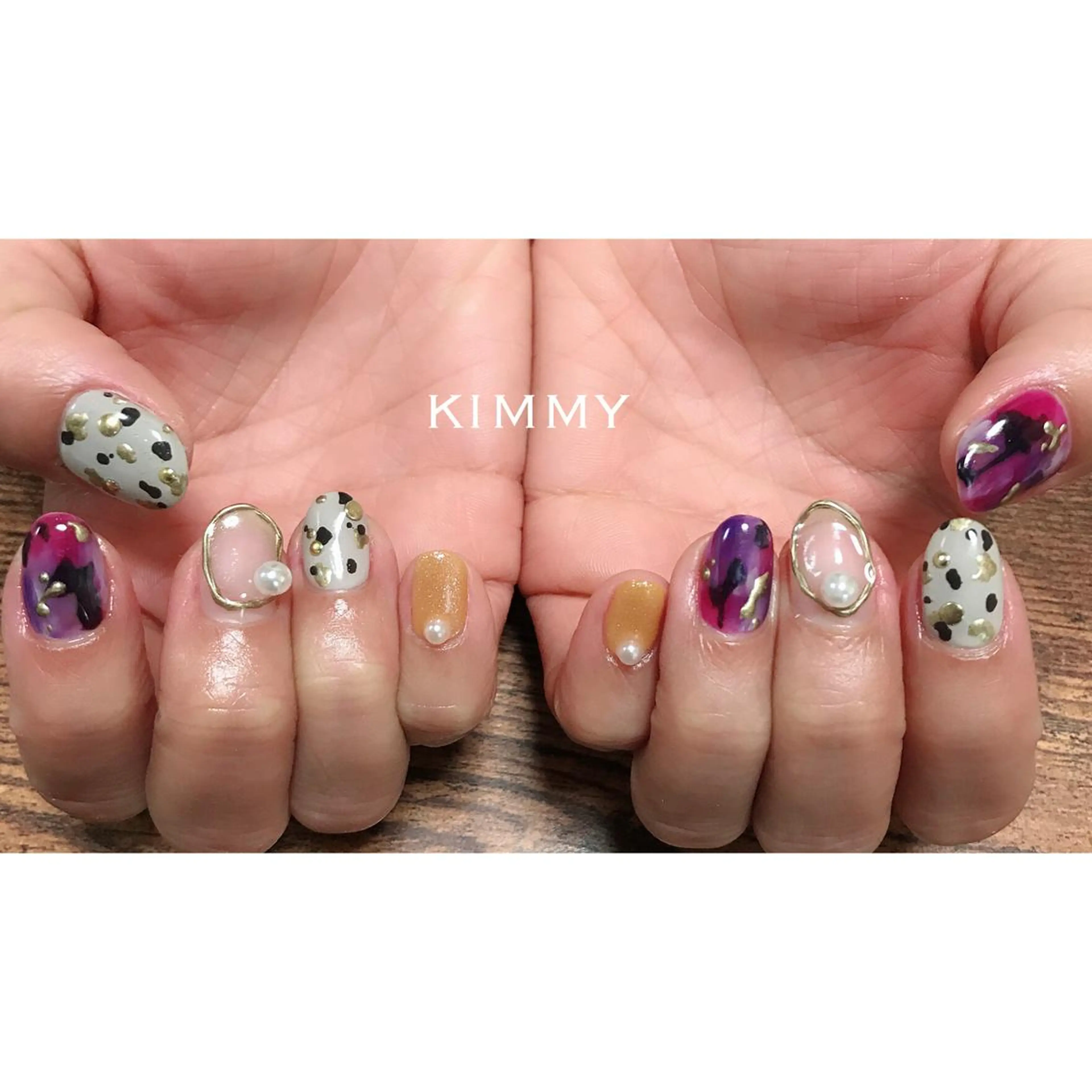 ネイル ハンドネイル kimmy nailsのネイルデザイン
