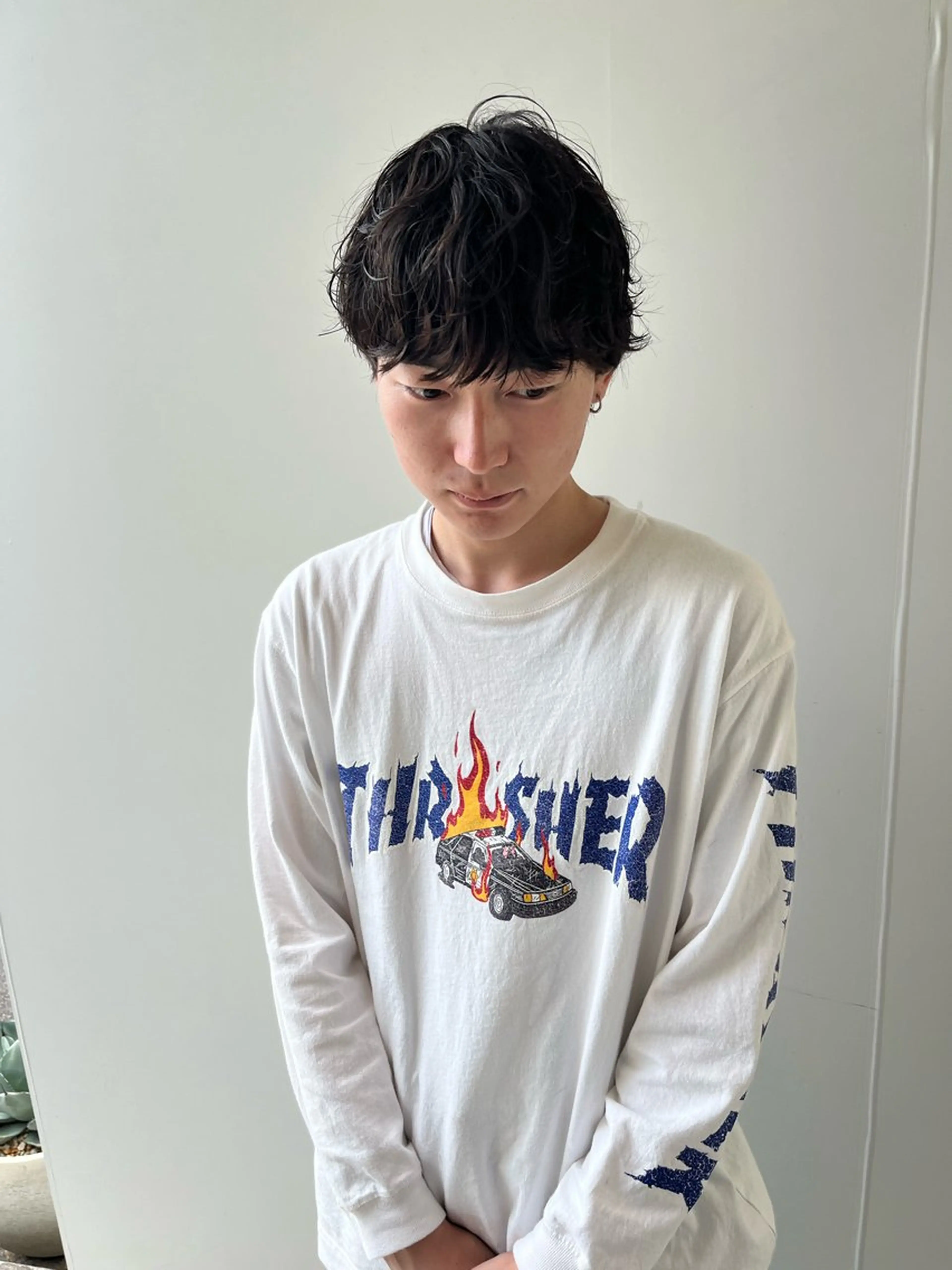 メンズ カット パーマ 松本 茜のヘアスタイル