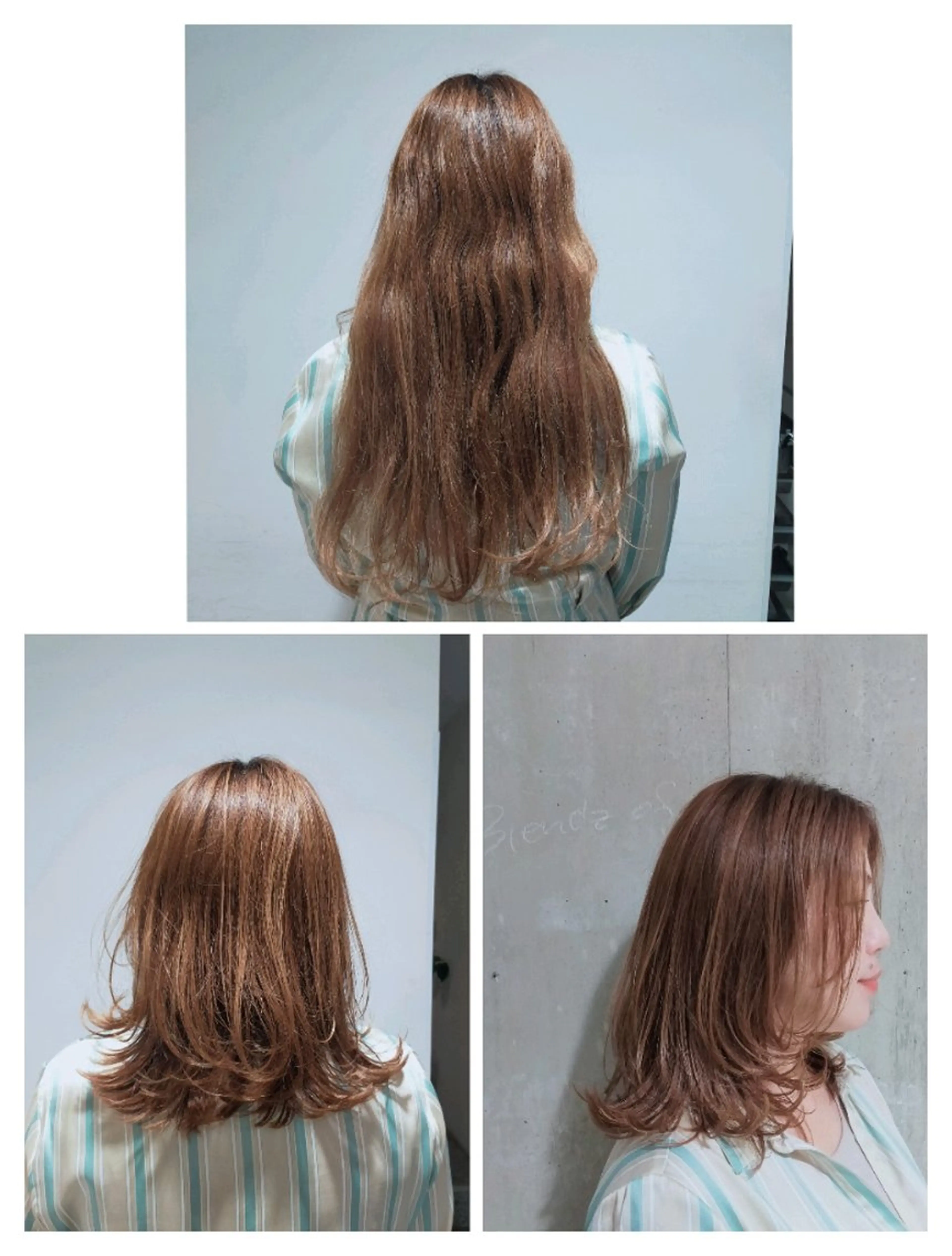 ミディアム 和佐 ももえのヘアスタイル