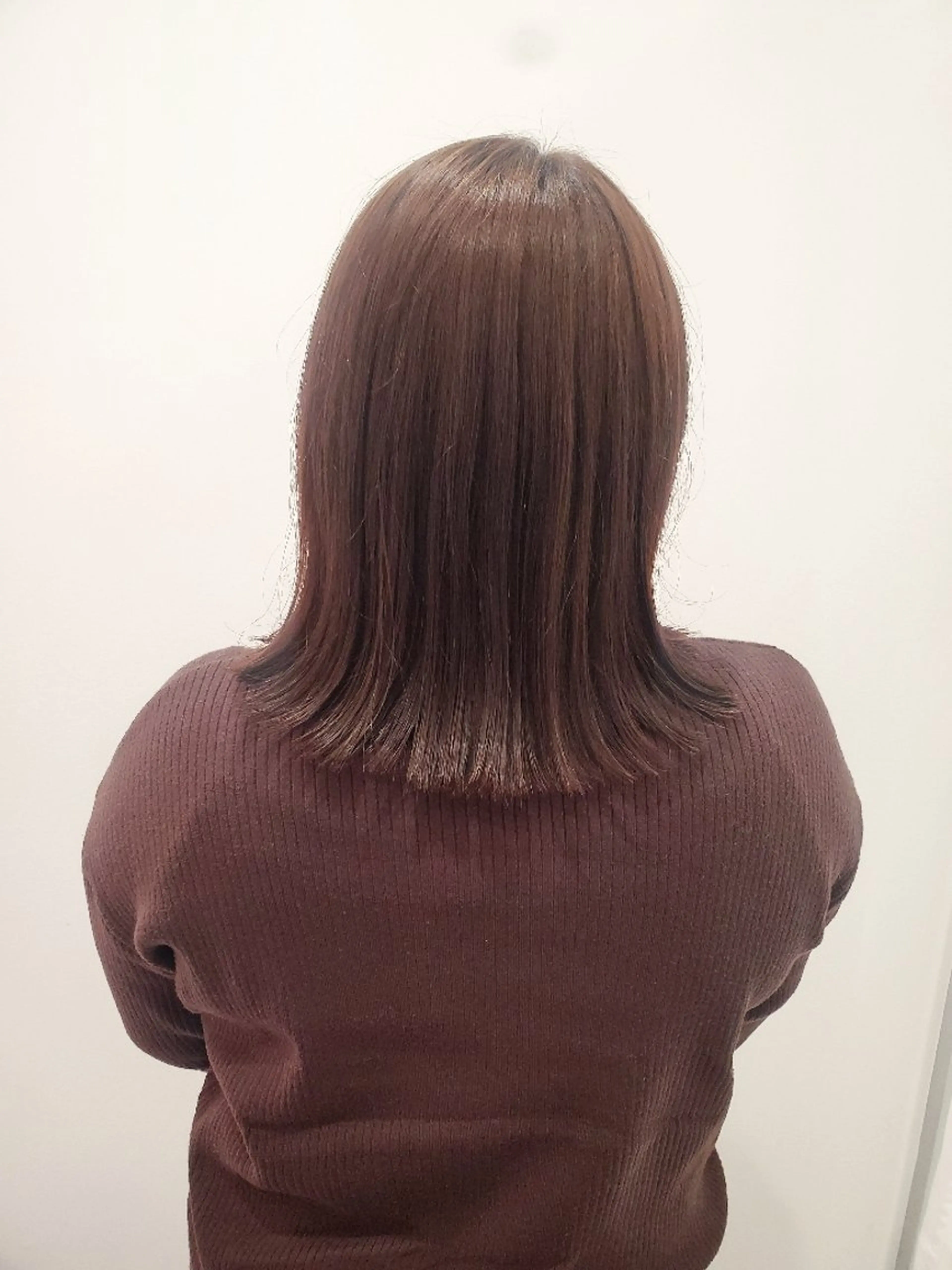 ミディアム カット トリートメント ヘッドスパ 齋藤 愛美のヘアスタイル