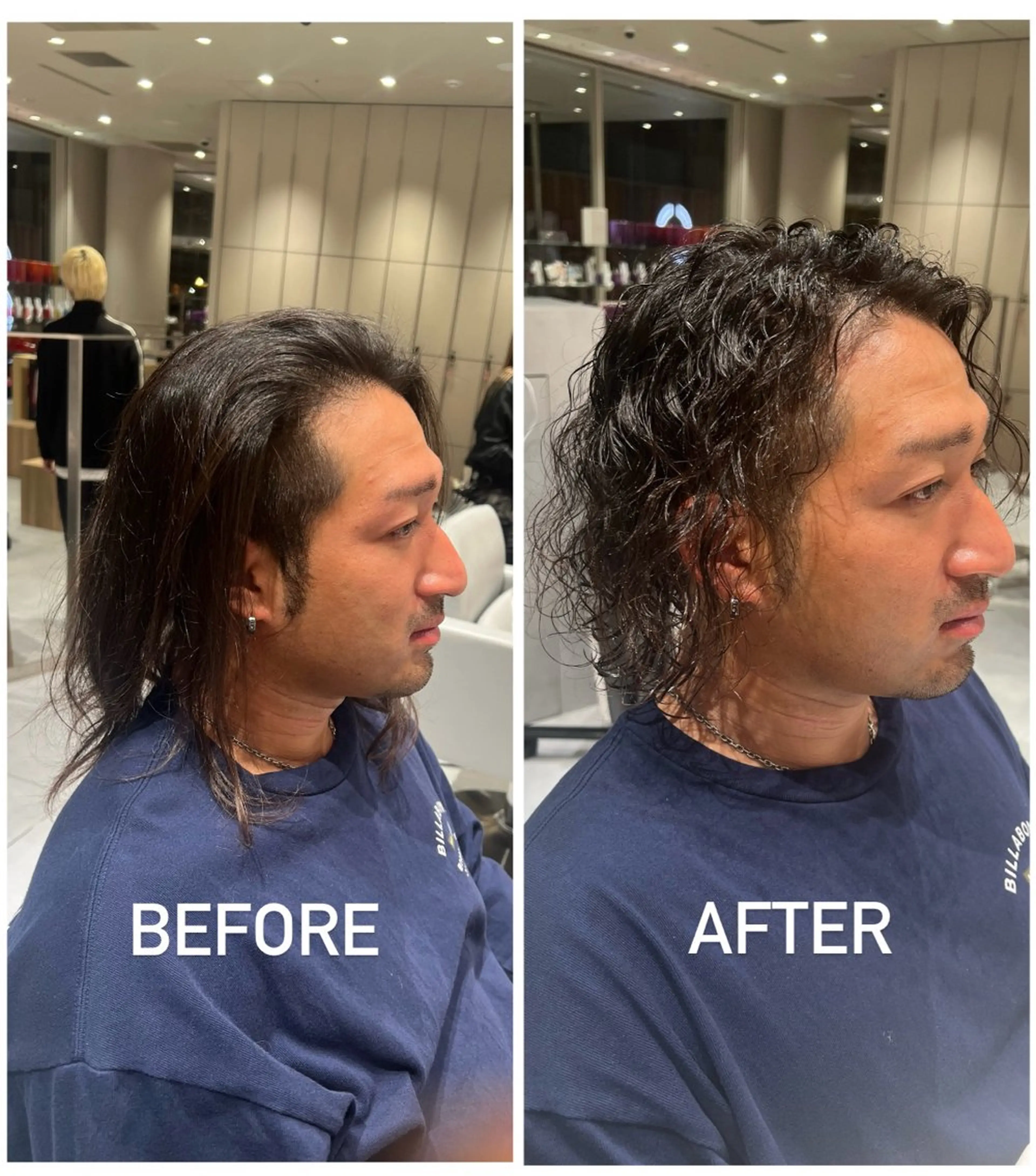 パーマ メンズ メンズパーマ ボブ kako　ショート ボブのヘアスタイル