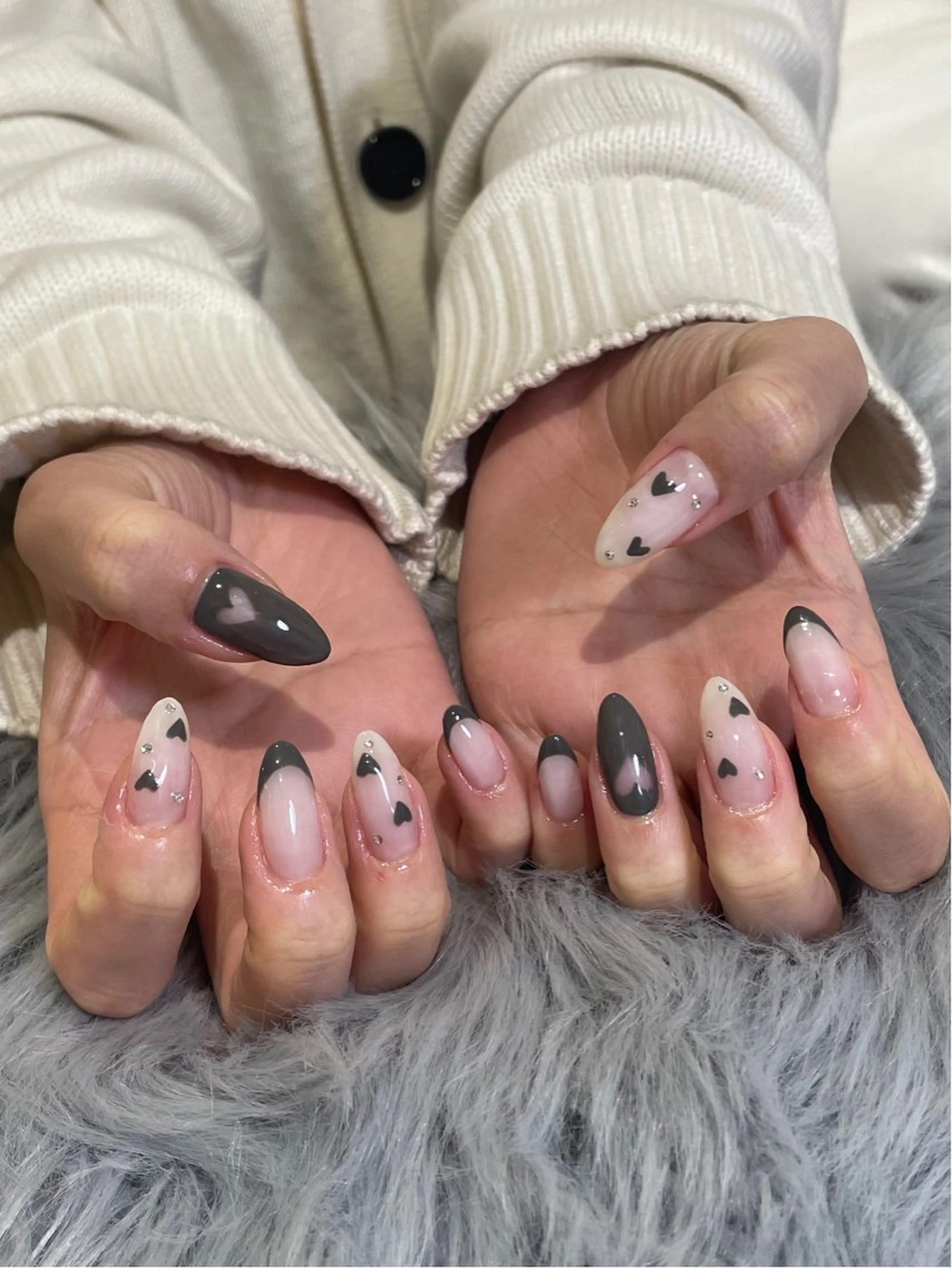 ネイル ラメ(グリッター) RICO Nail パーツつけ放題🌈のネイルデザイン